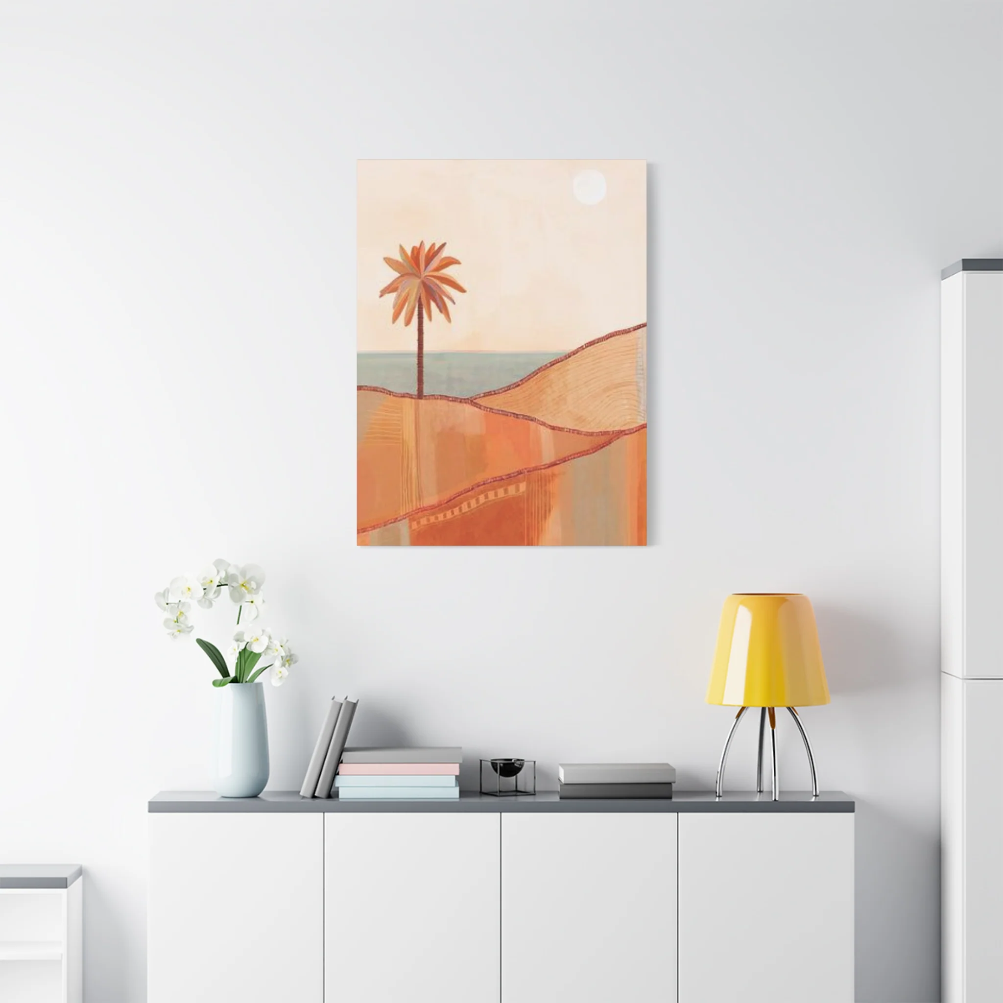 Brown Palm Tree In The Desert Wall Art & Canvas Prints - Image 12