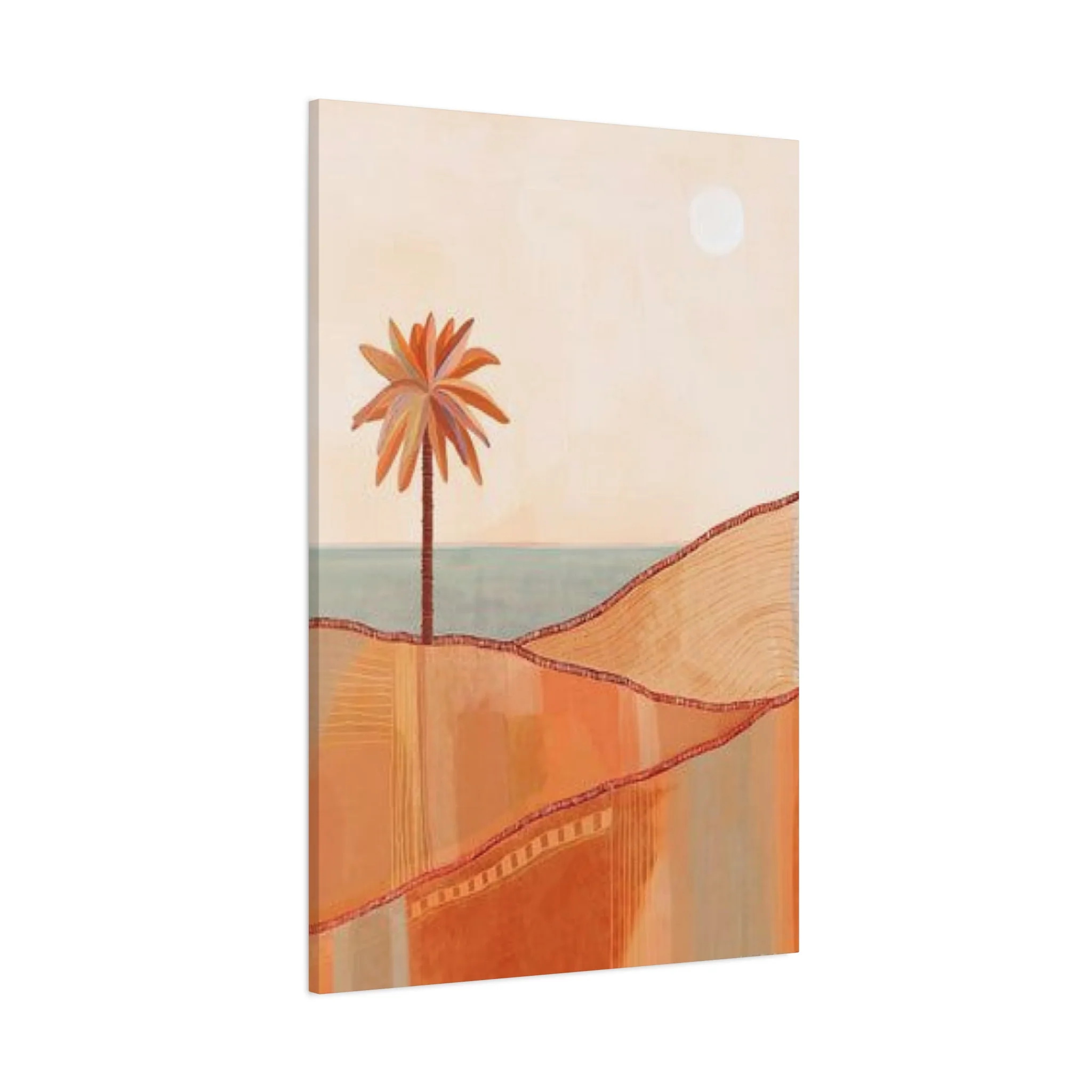 Brown Palm Tree In The Desert Wall Art & Canvas Prints - Image 14