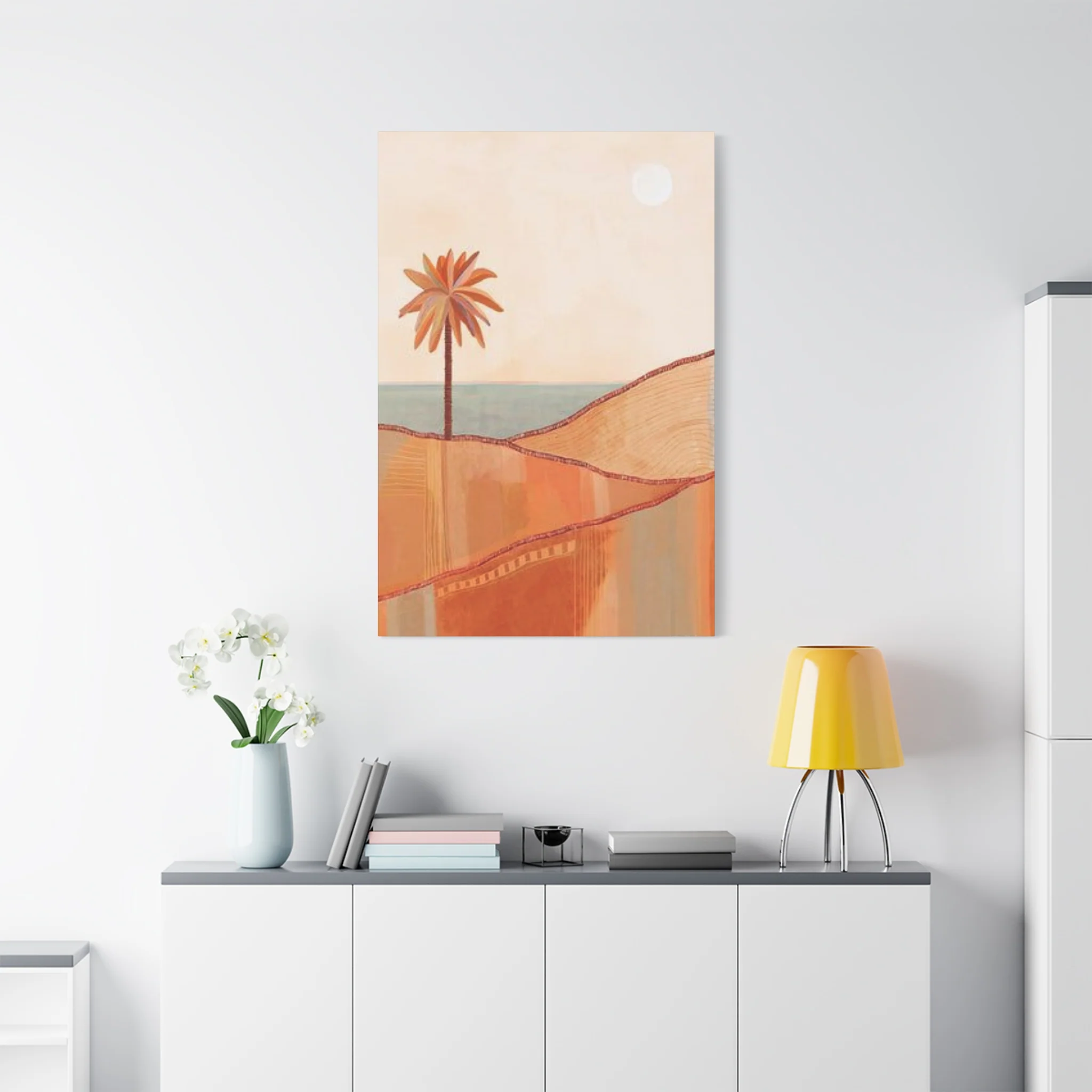 Brown Palm Tree In The Desert Wall Art & Canvas Prints - Image 15