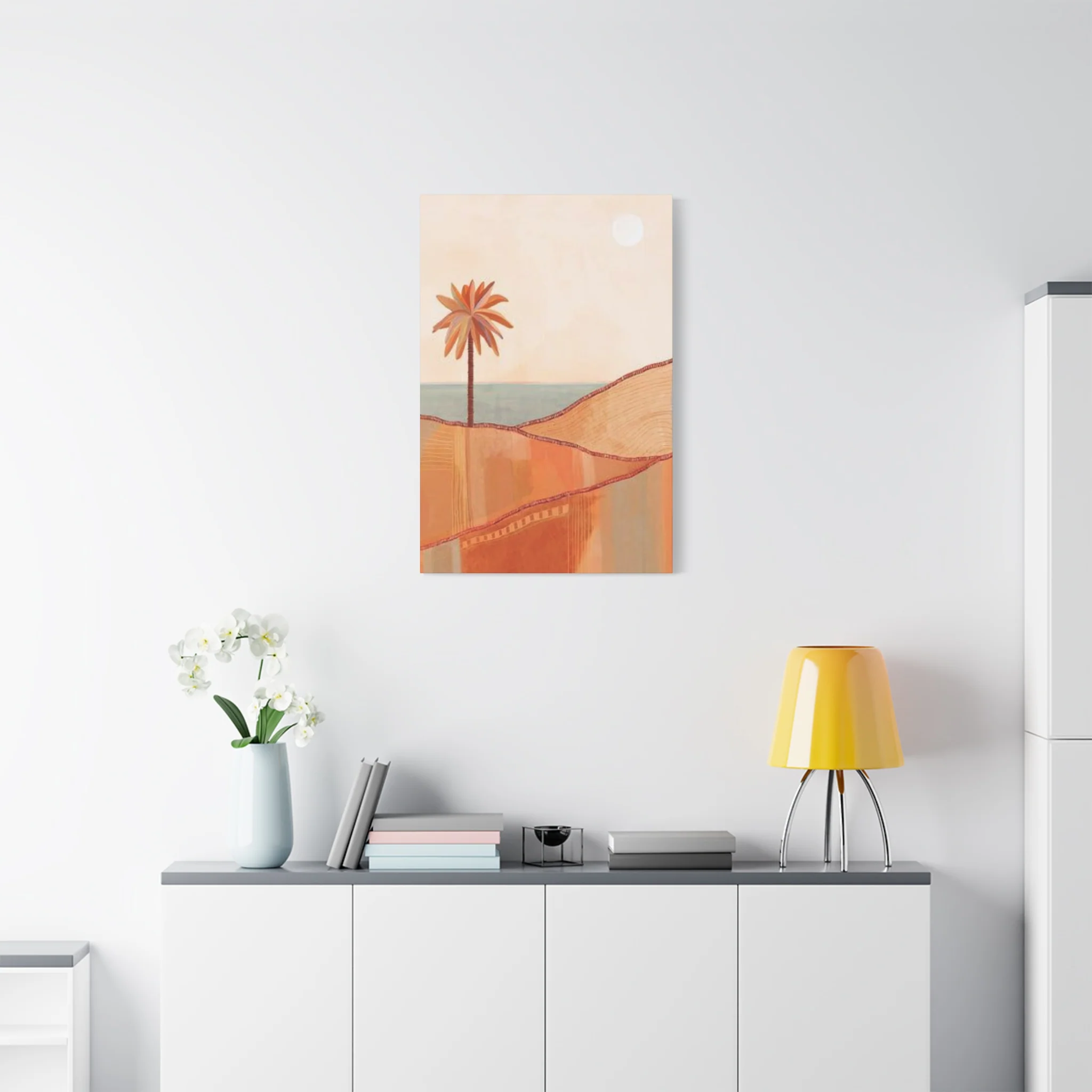 Brown Palm Tree In The Desert Wall Art & Canvas Prints - Image 9