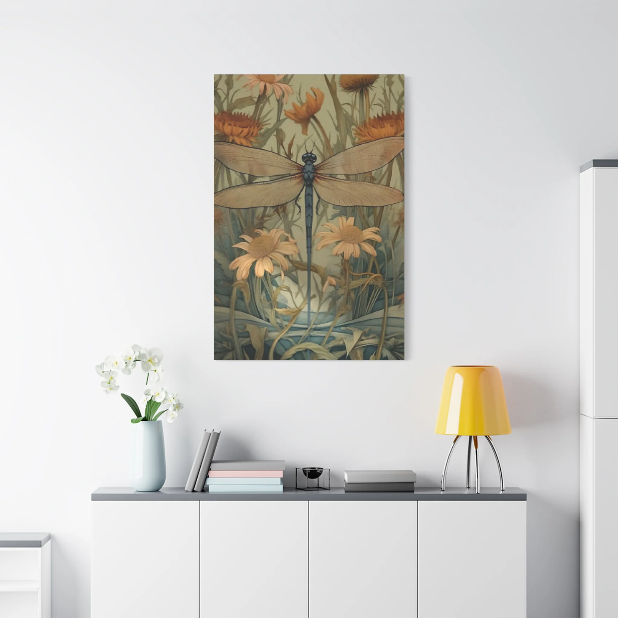 Brown Wing Dragonfly Wall Art & Canvas Prints - Image 15