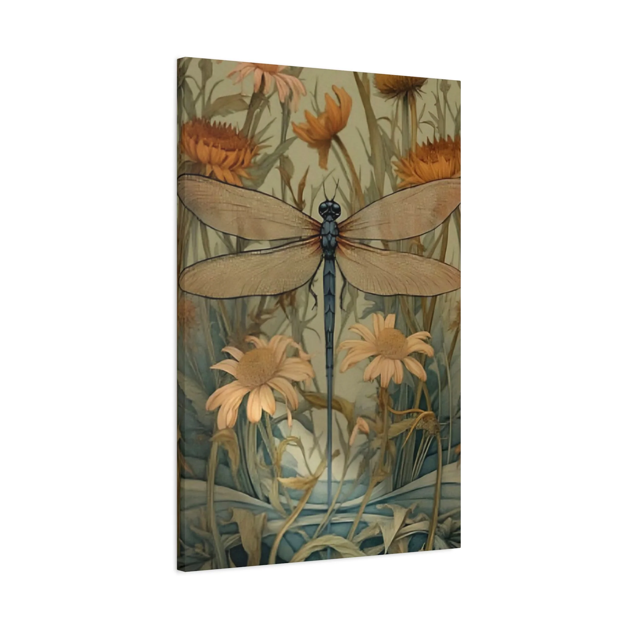 Brown Wing Dragonfly Wall Art & Canvas Prints - Image 8