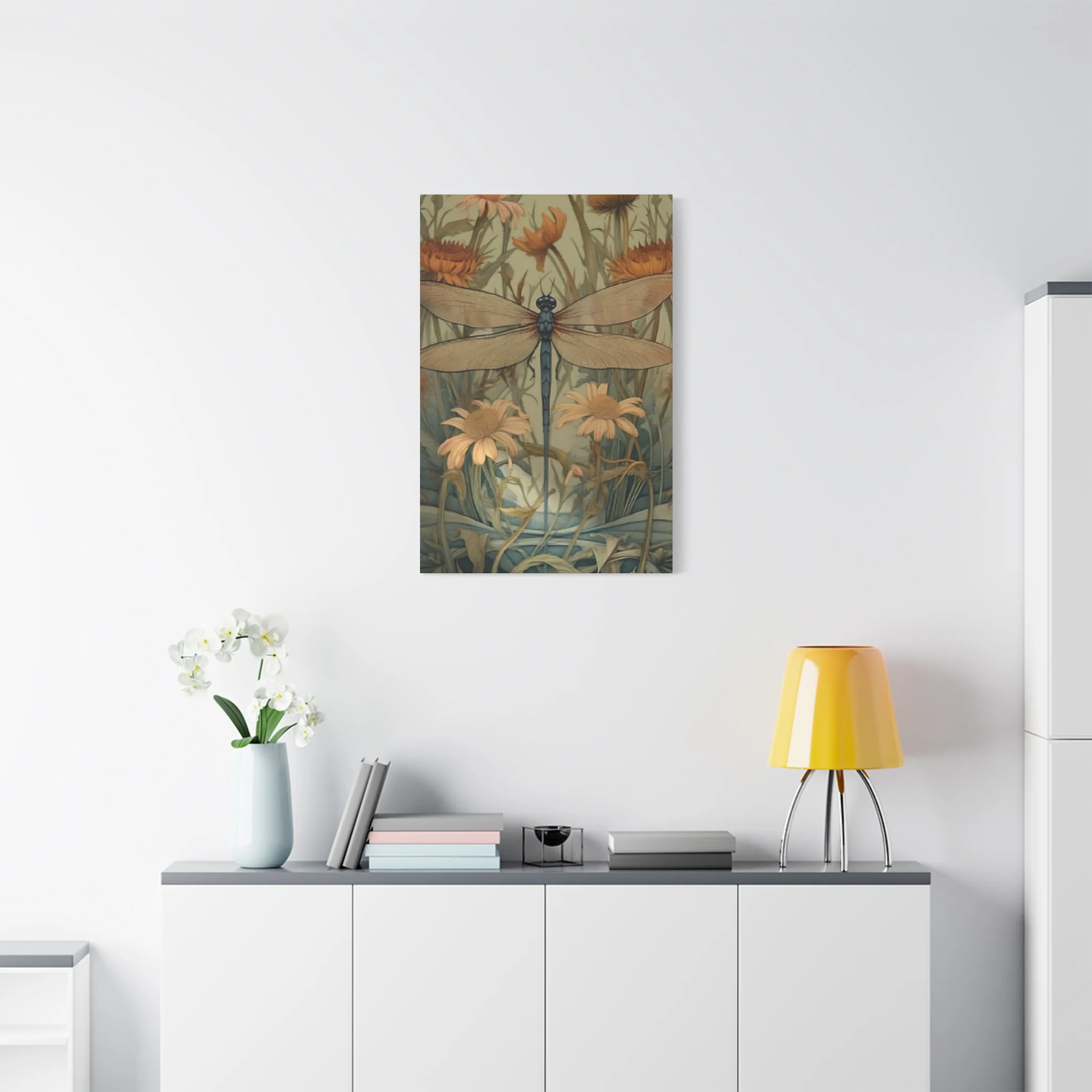 Brown Wing Dragonfly Wall Art & Canvas Prints - Image 9