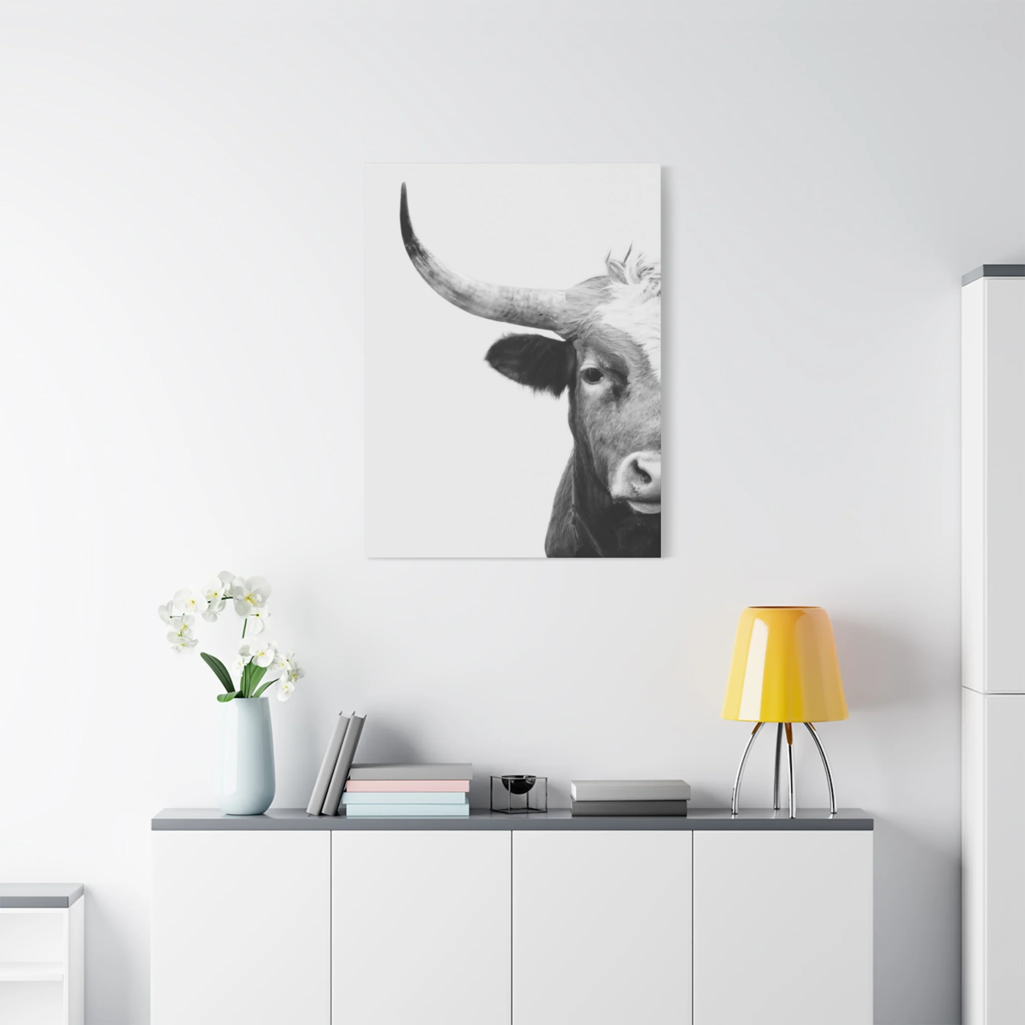 Bull Longhorn Photography Wall Art & Canvas Prints - Image 12