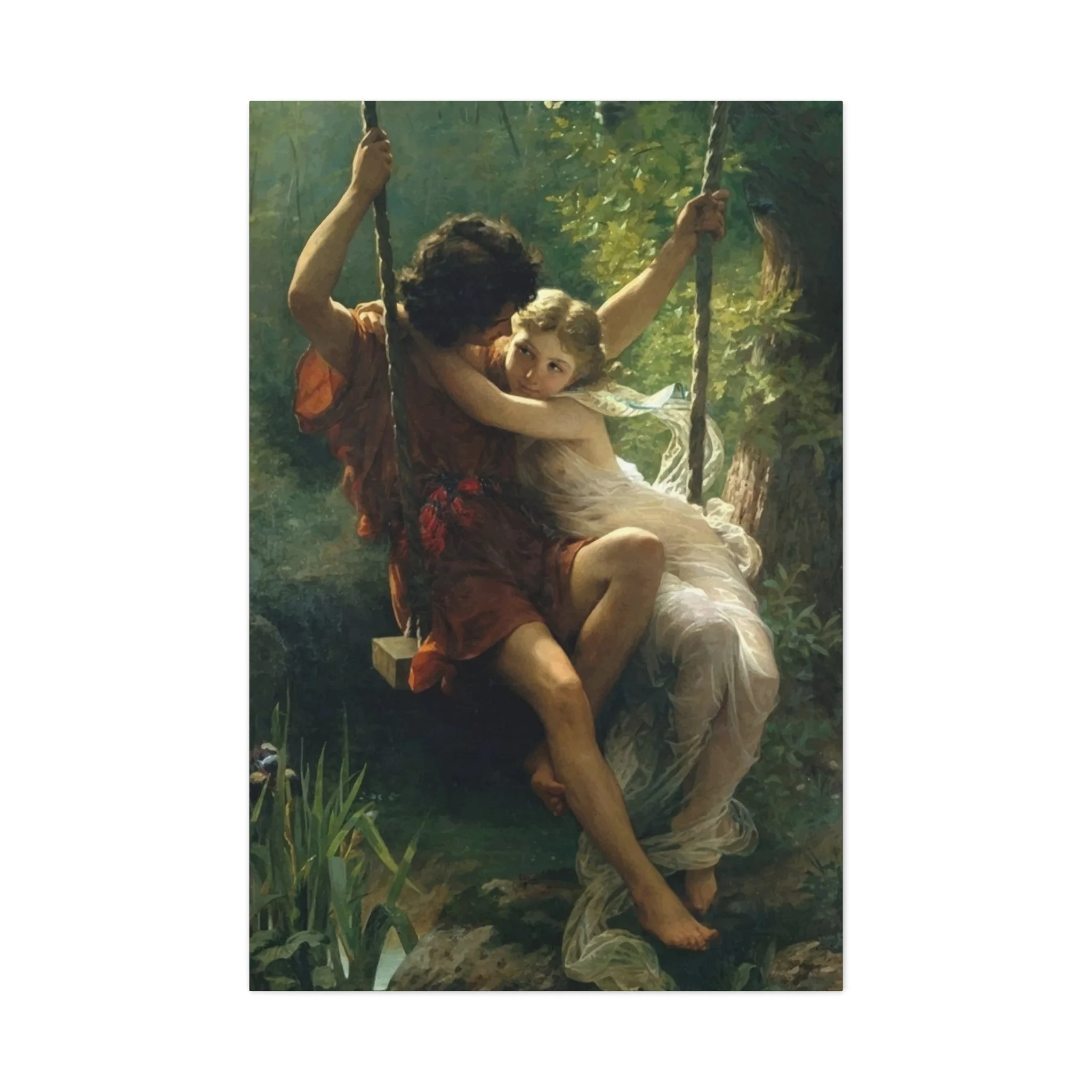 Couple in Swing Wall Art & Canvas Prints - Image 6