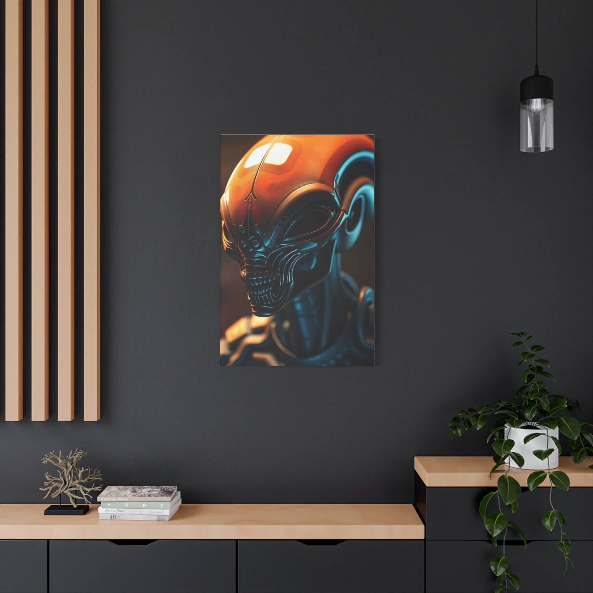 Elite Alien Art Vision Wall Art & Canvas Print - Image 10