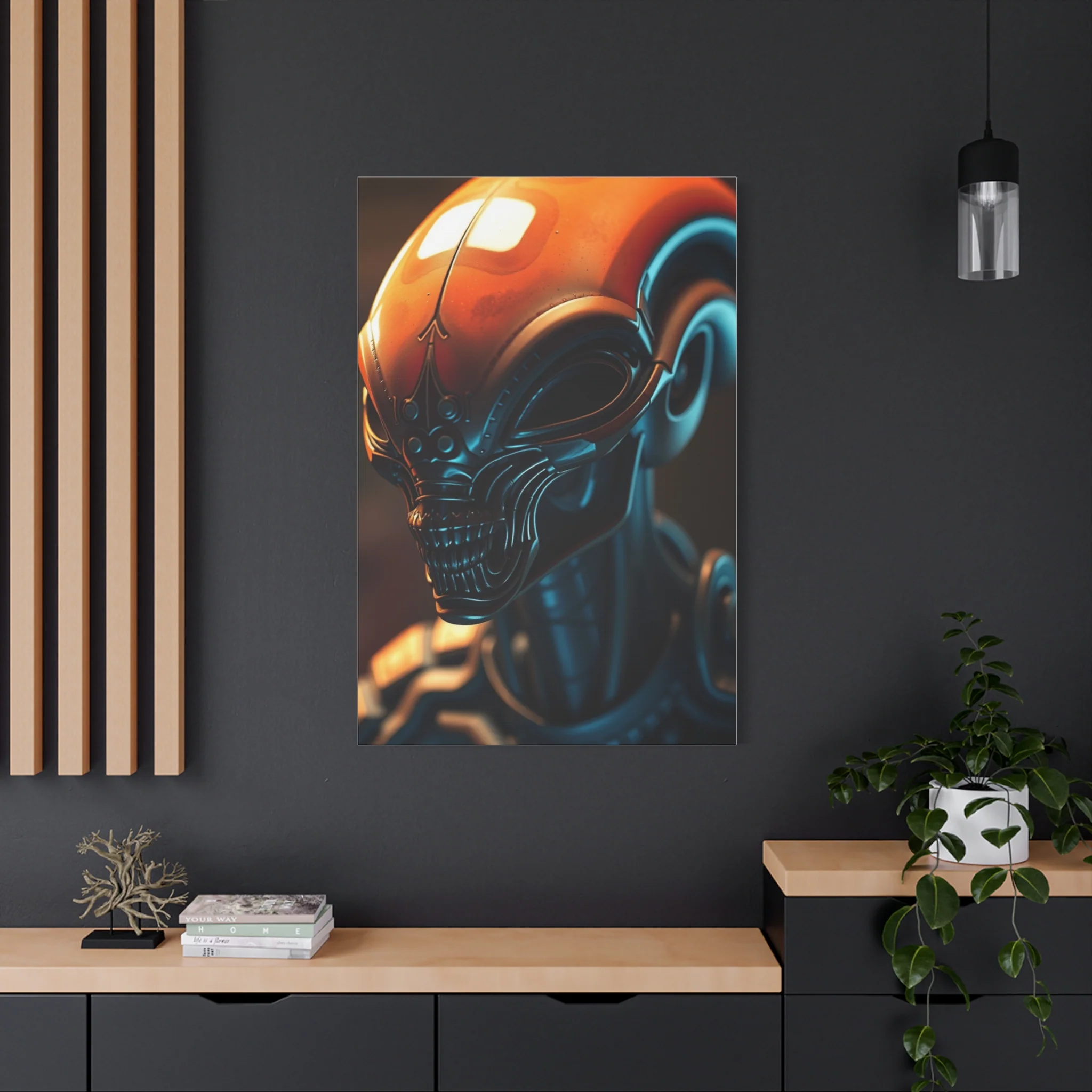 Elite Alien Art Vision Wall Art & Canvas Print - Image 16