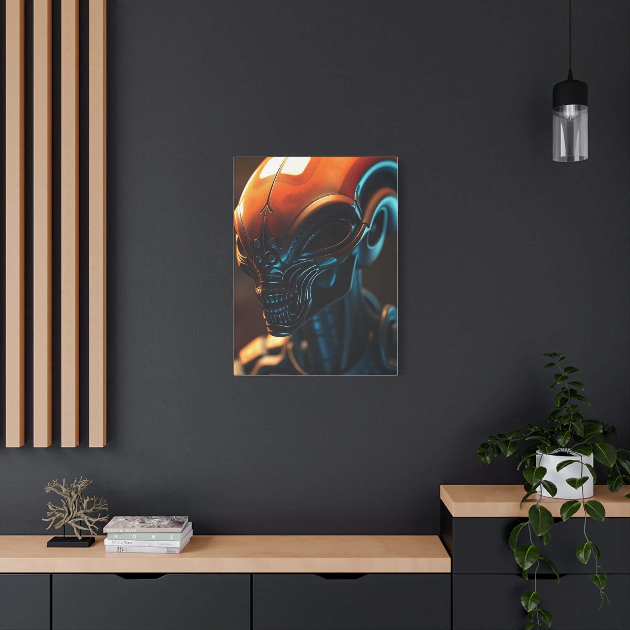 Elite Alien Art Vision Wall Art & Canvas Print - Image 7