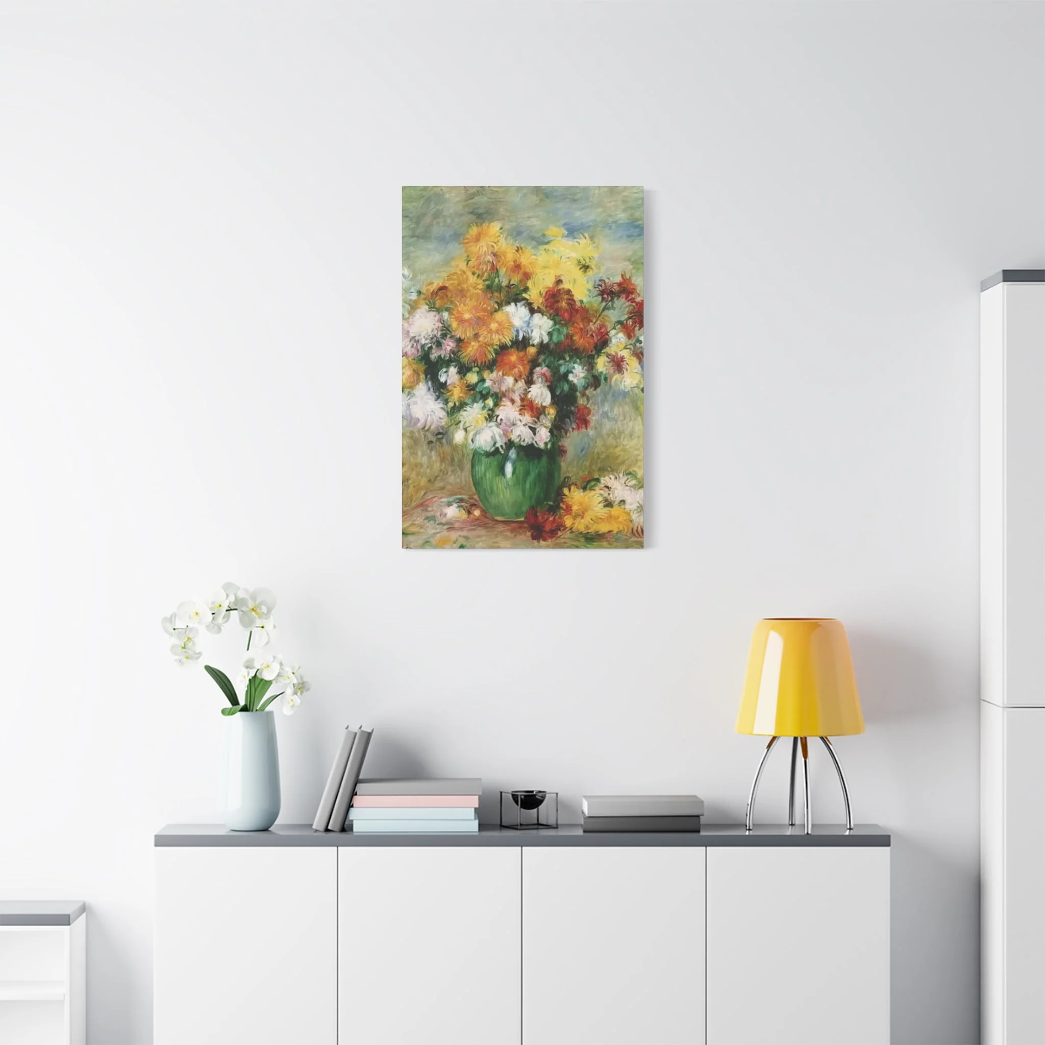 Beautiful Flowers With Vase Wall Art & Canvas Prints - Image 4
