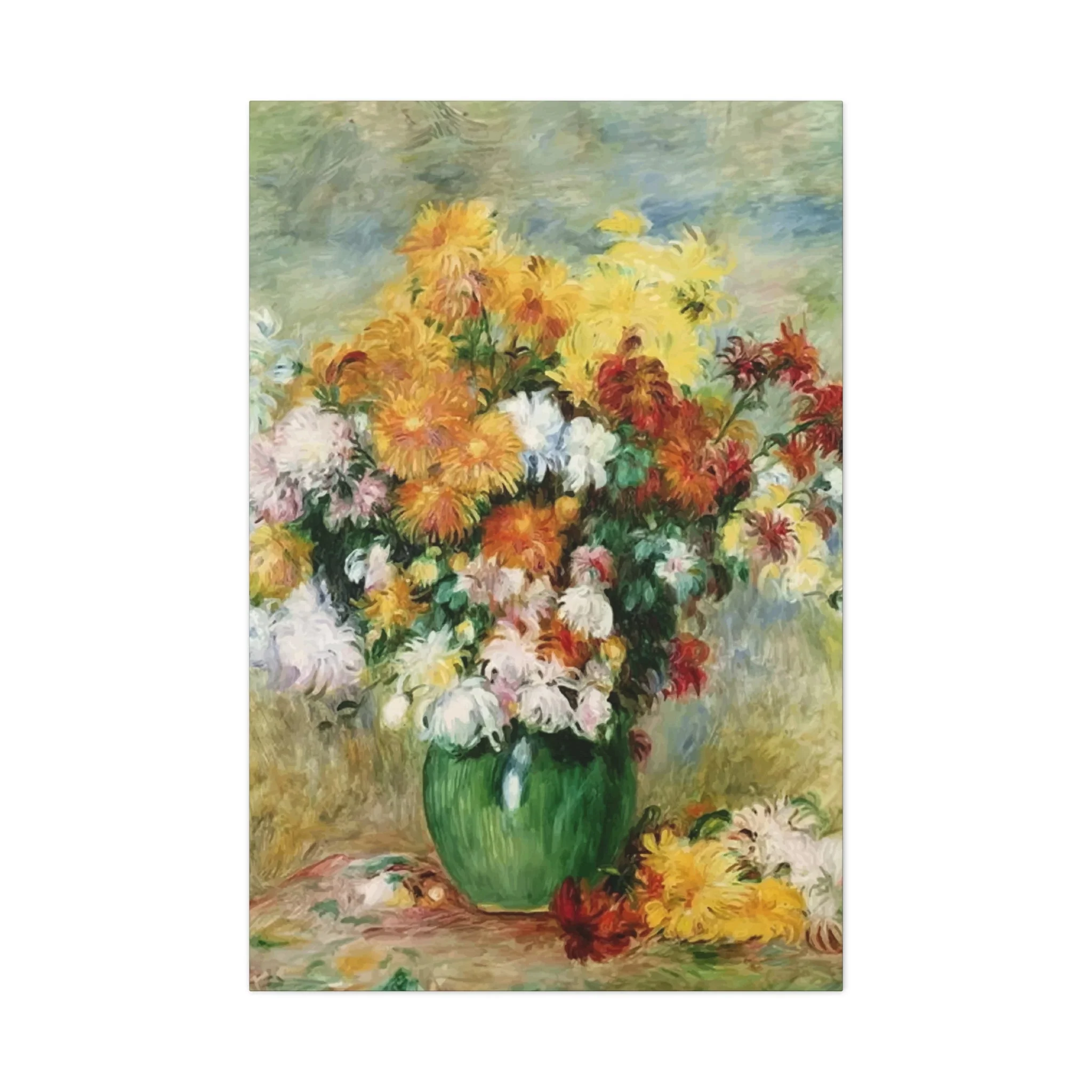 Beautiful Flowers With Vase Wall Art & Canvas Prints - Image 6