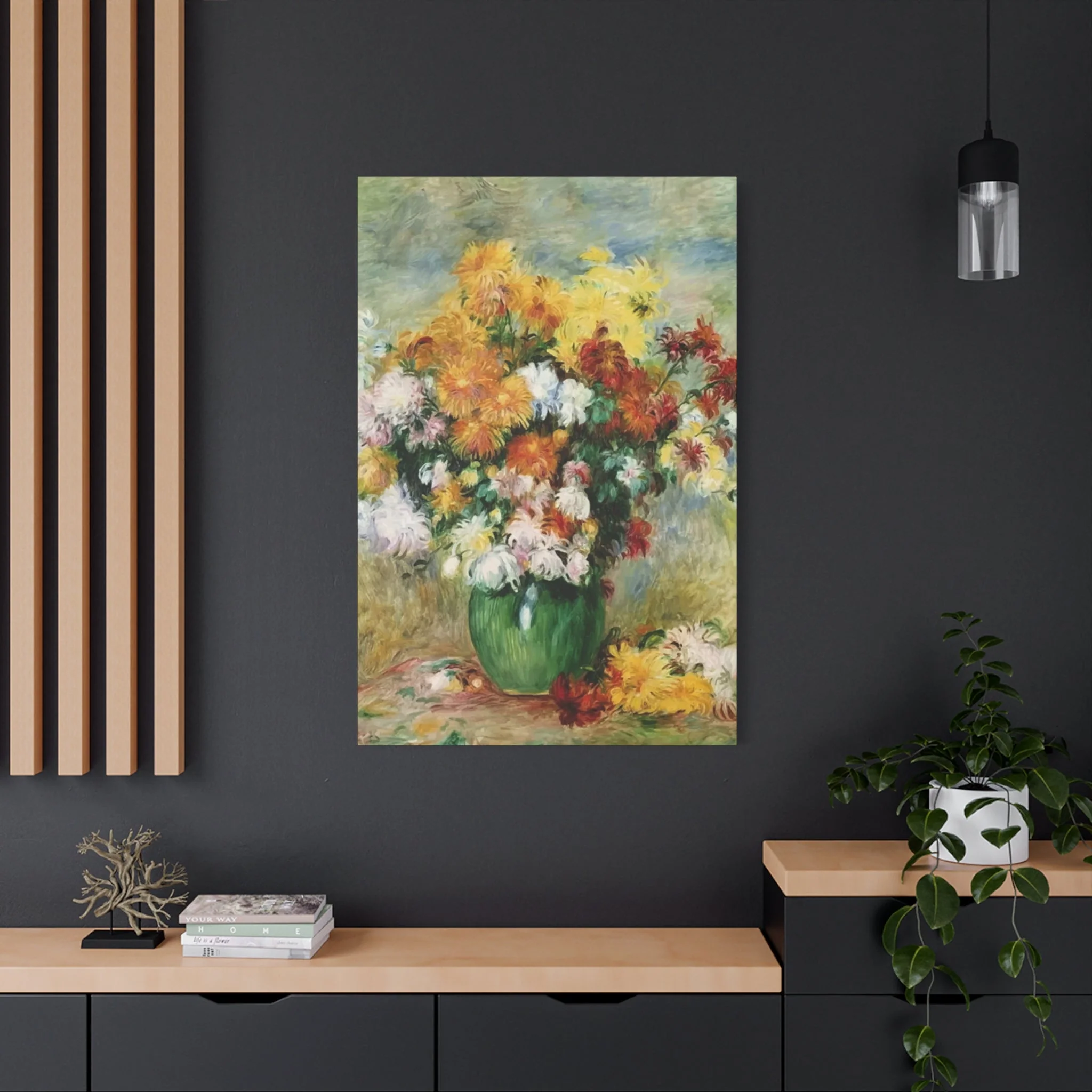 Beautiful Flowers With Vase Wall Art & Canvas Prints - Image 8