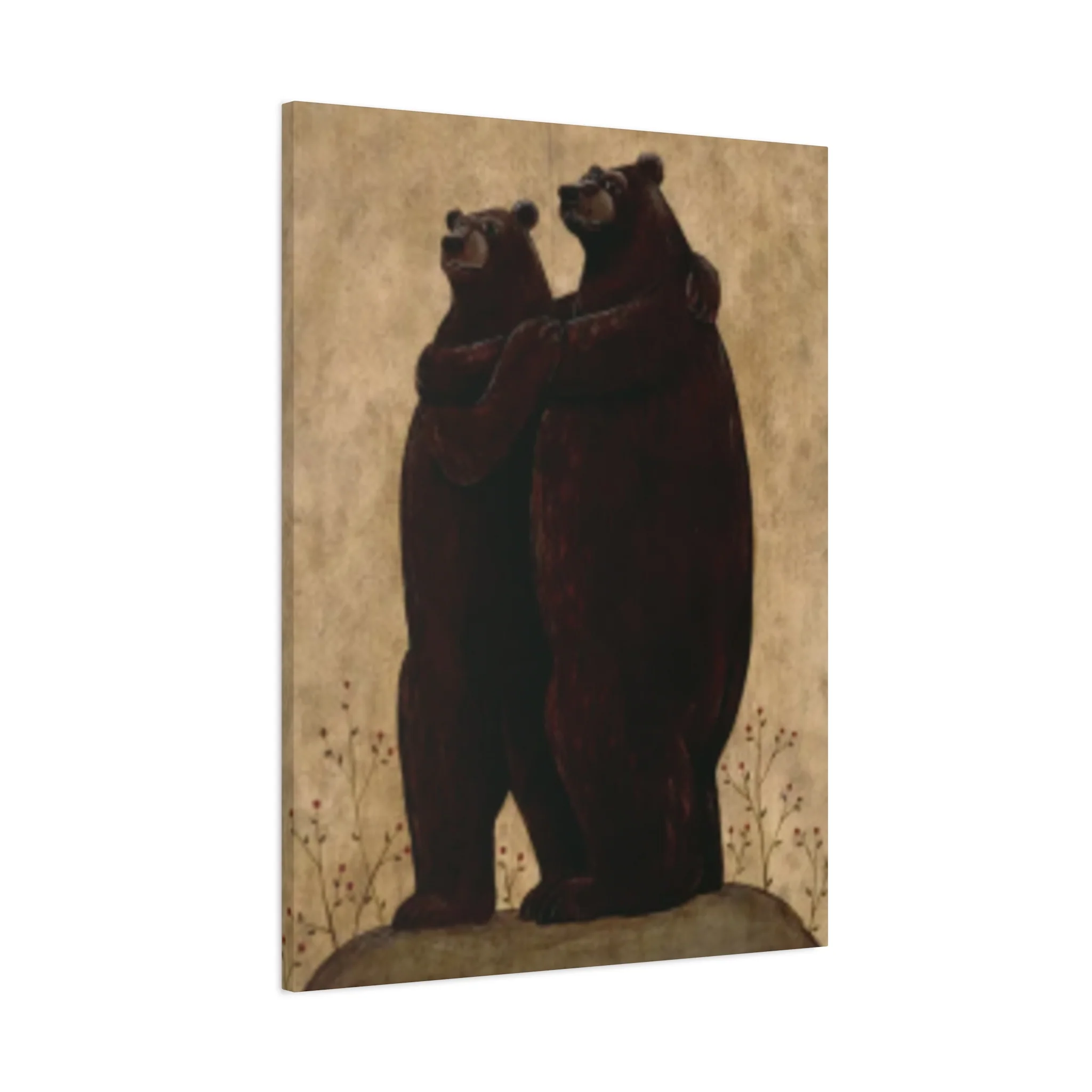 Grizzly Bear Couple Kimble Warren Wall Art & Canvas Prints - Image 11