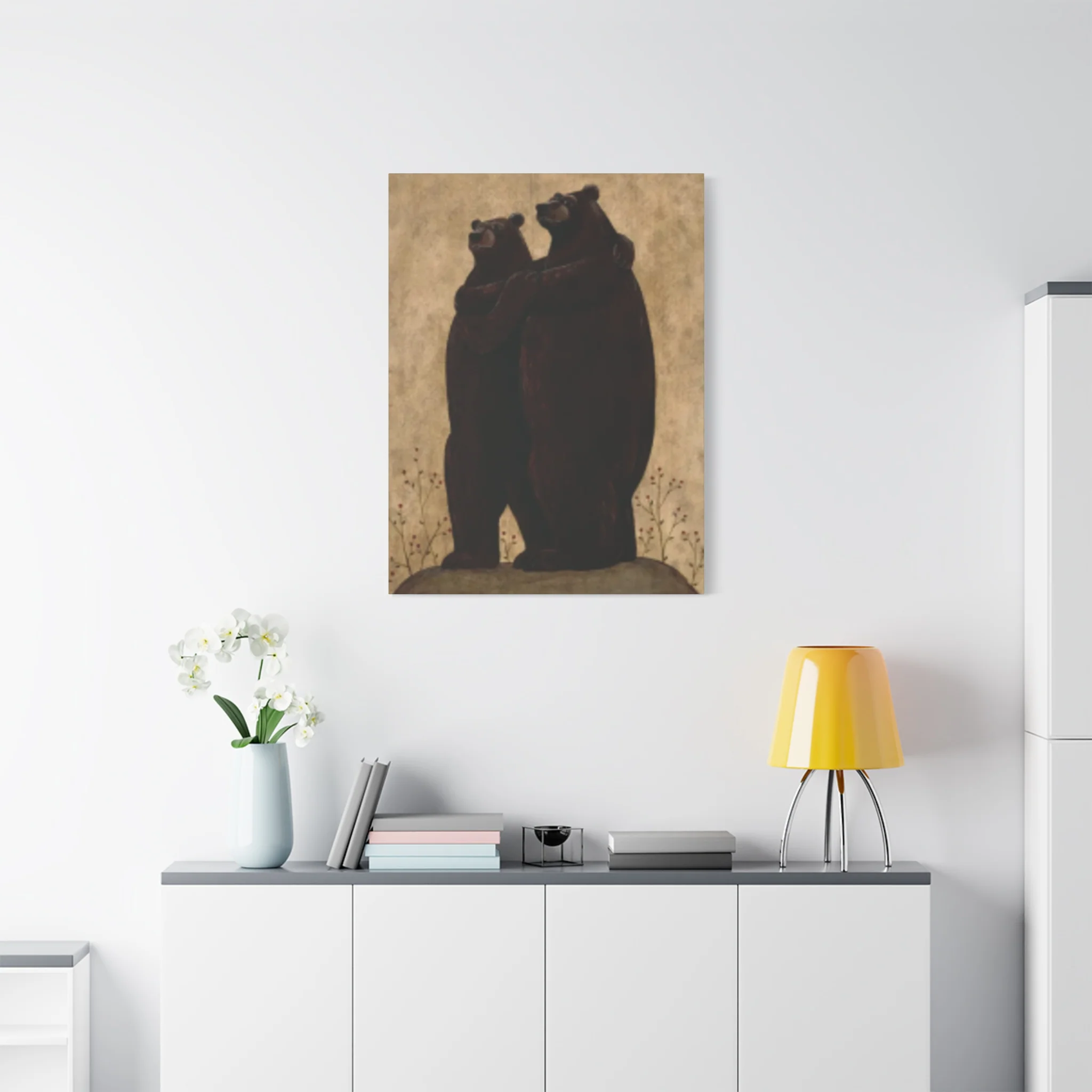 Grizzly Bear Couple Kimble Warren Wall Art & Canvas Prints - Image 12