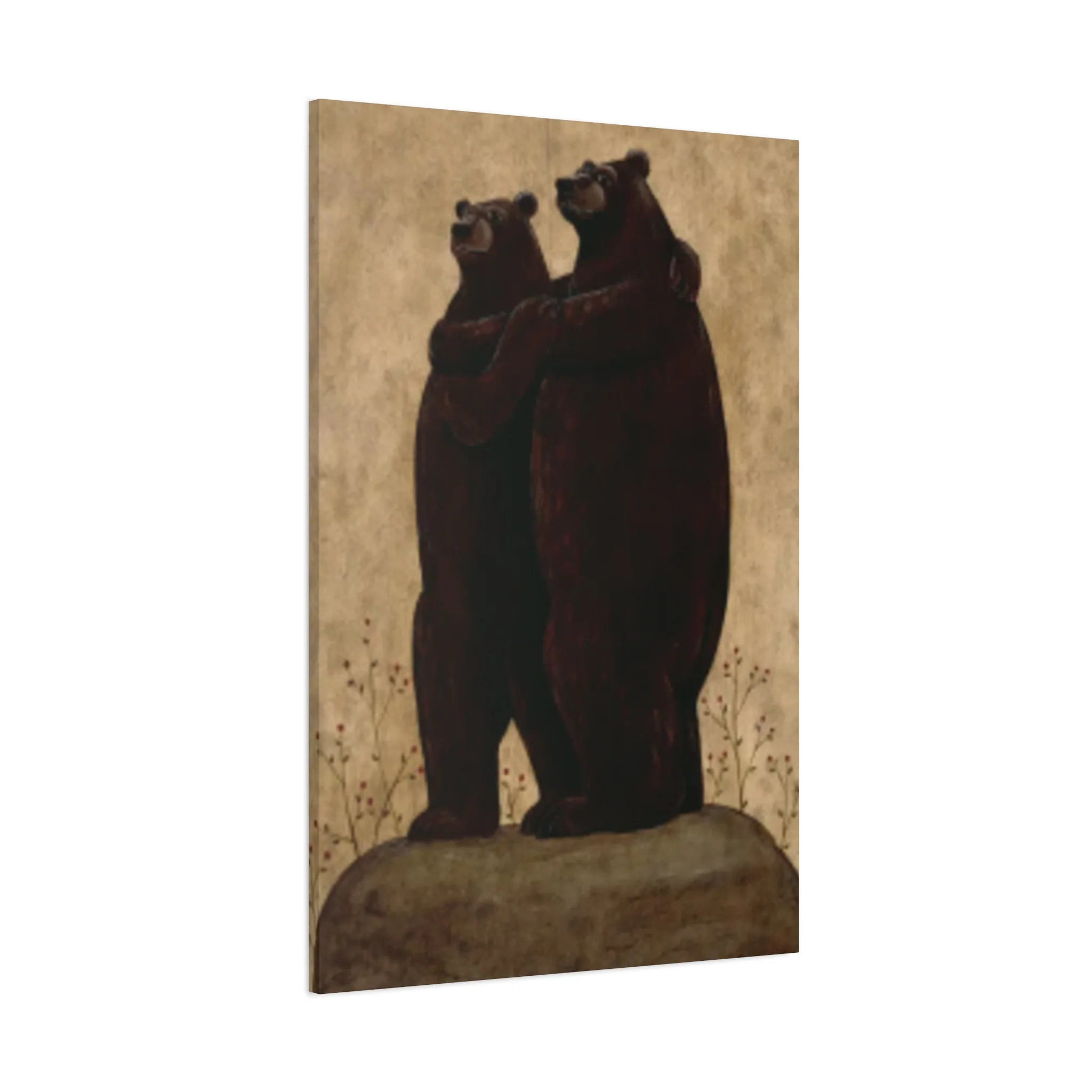 Grizzly Bear Couple Kimble Warren Wall Art & Canvas Prints - Image 14
