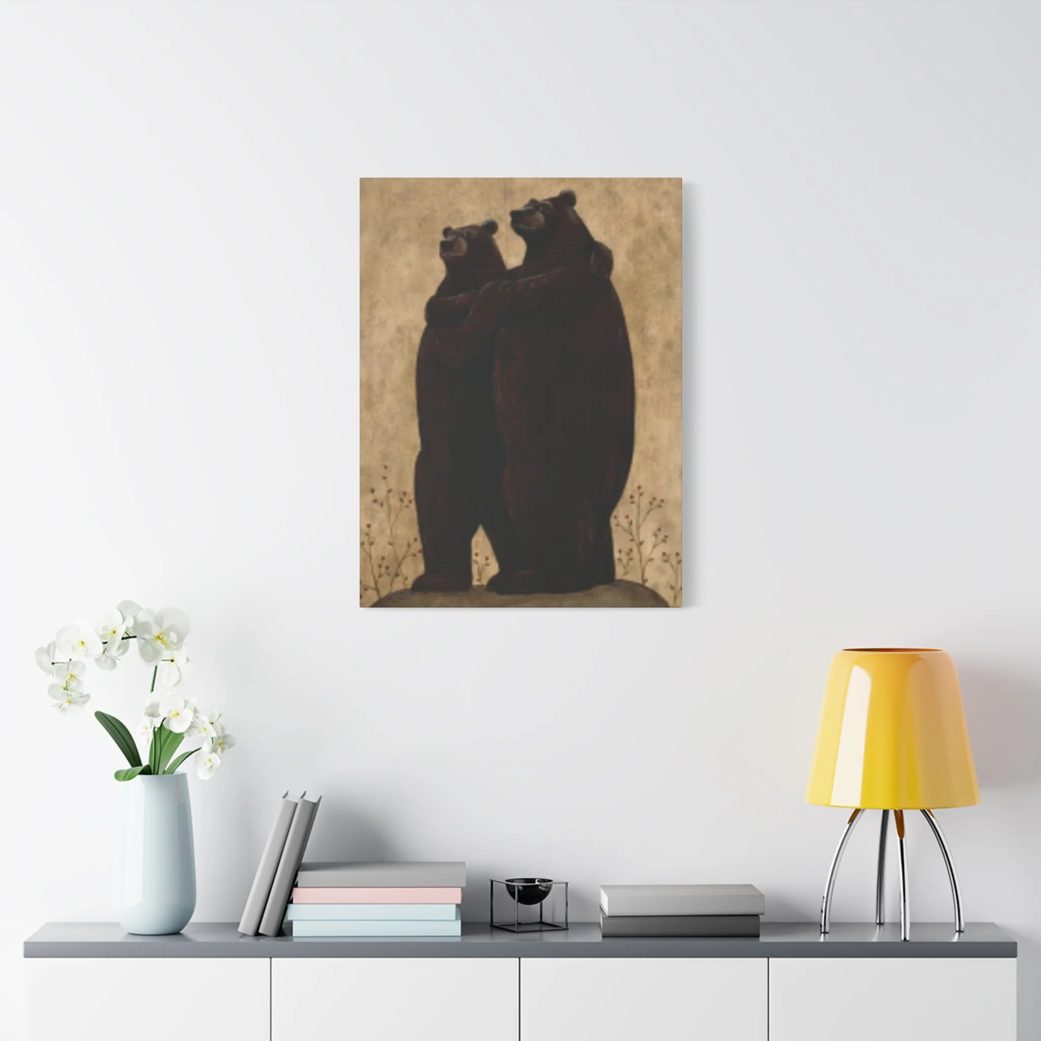 Grizzly Bear Couple Kimble Warren Wall Art & Canvas Prints - Image 6