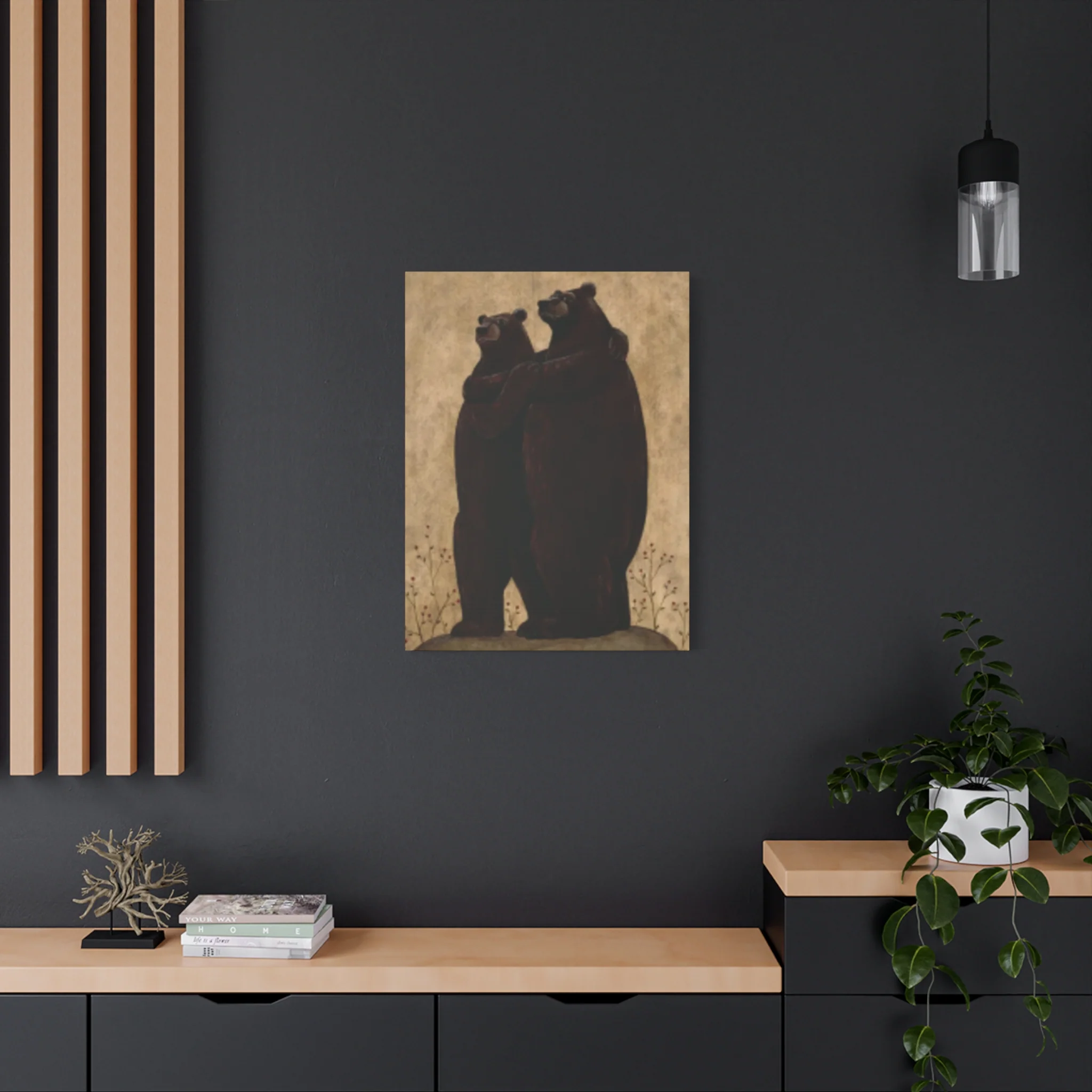 Grizzly Bear Couple Kimble Warren Wall Art & Canvas Prints - Image 7