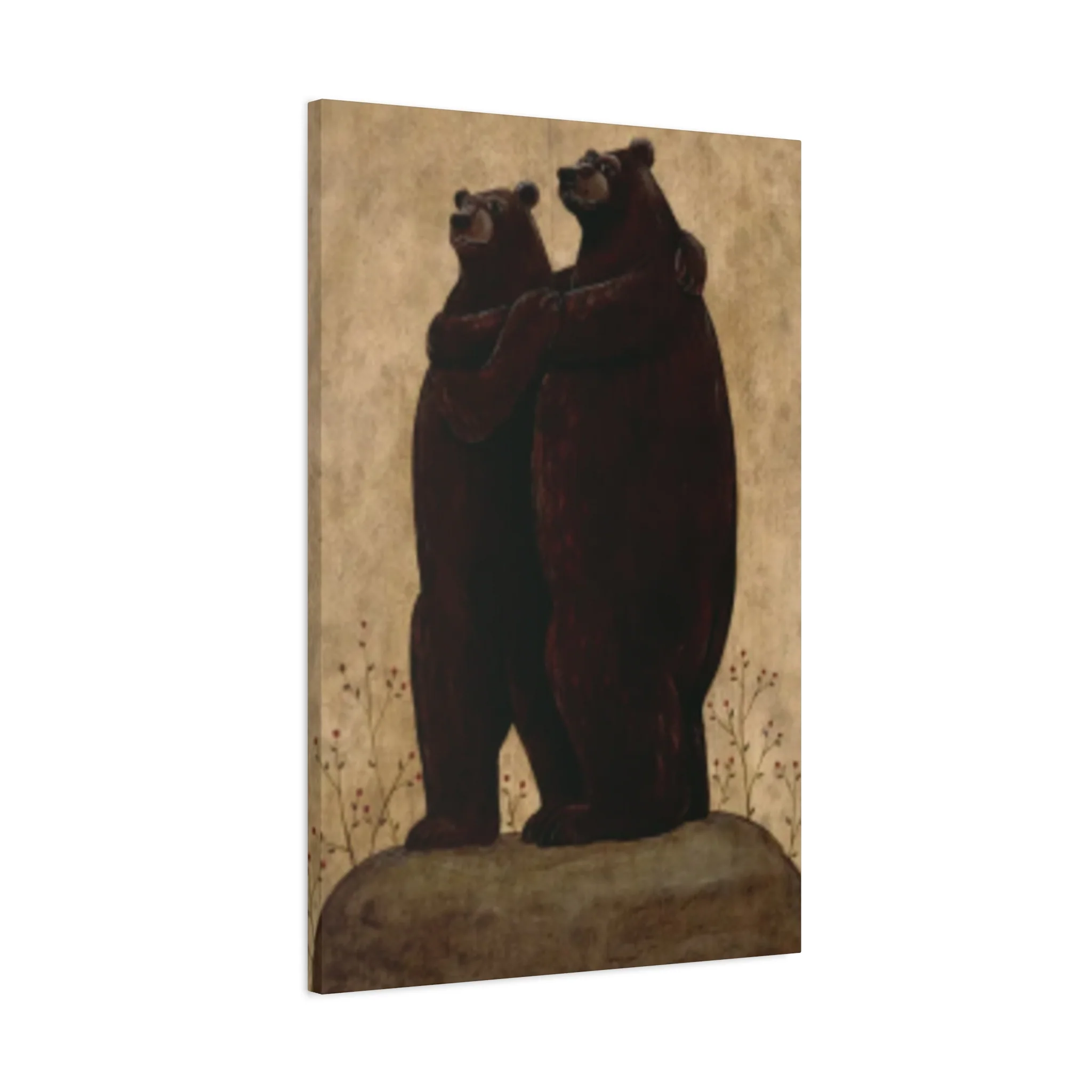 Grizzly Bear Couple Kimble Warren Wall Art & Canvas Prints - Image 8