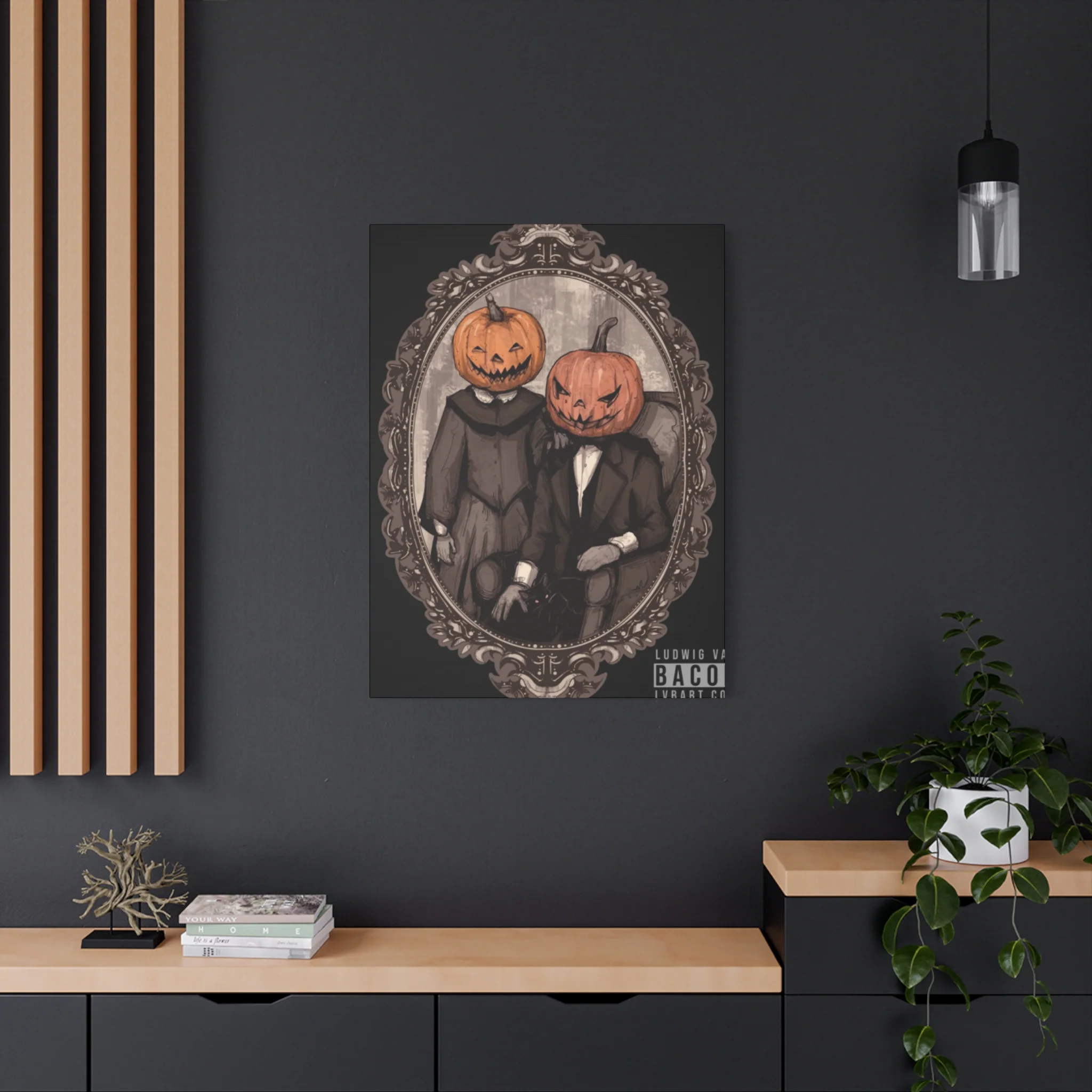 Halloween Couple Wall Art & Canvas Prints - Image 13
