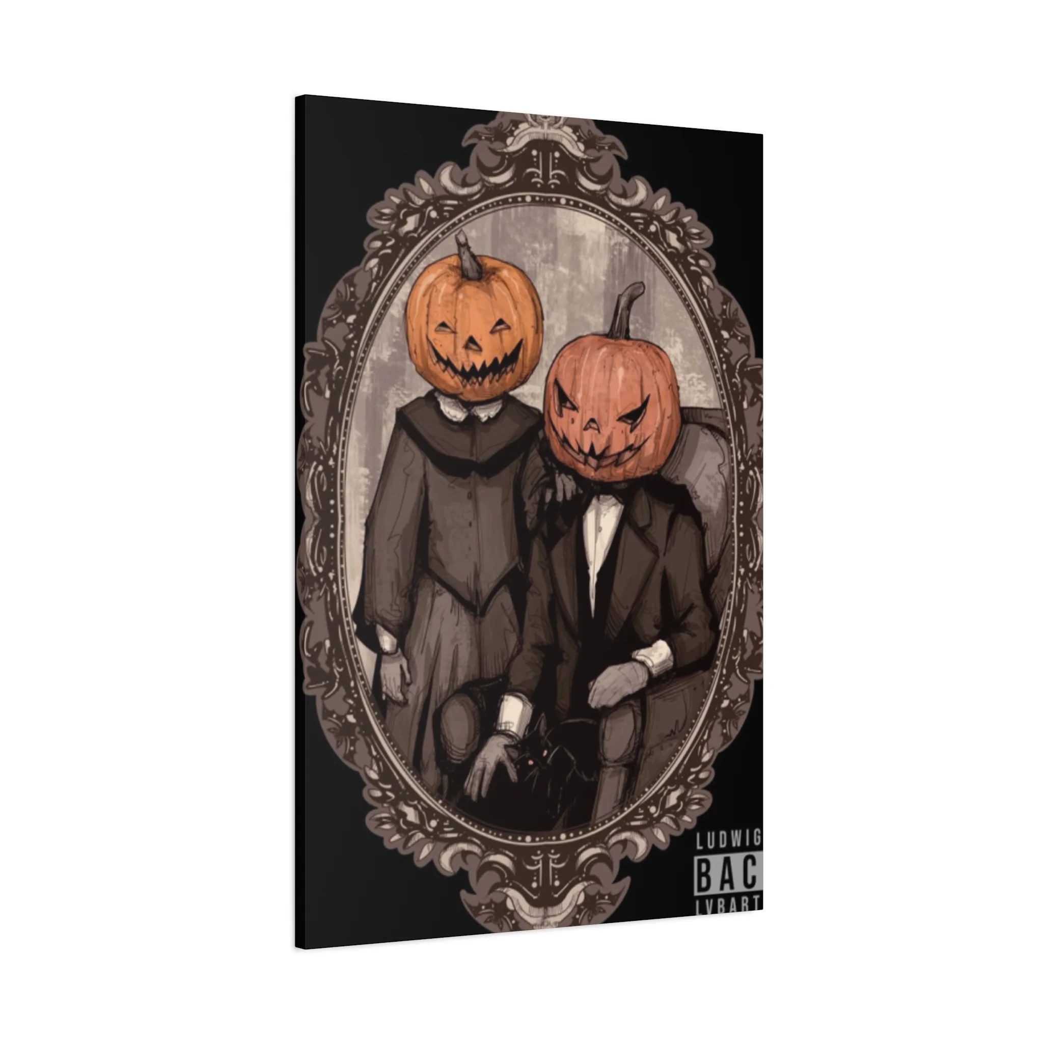 Halloween Couple Wall Art & Canvas Prints - Image 14