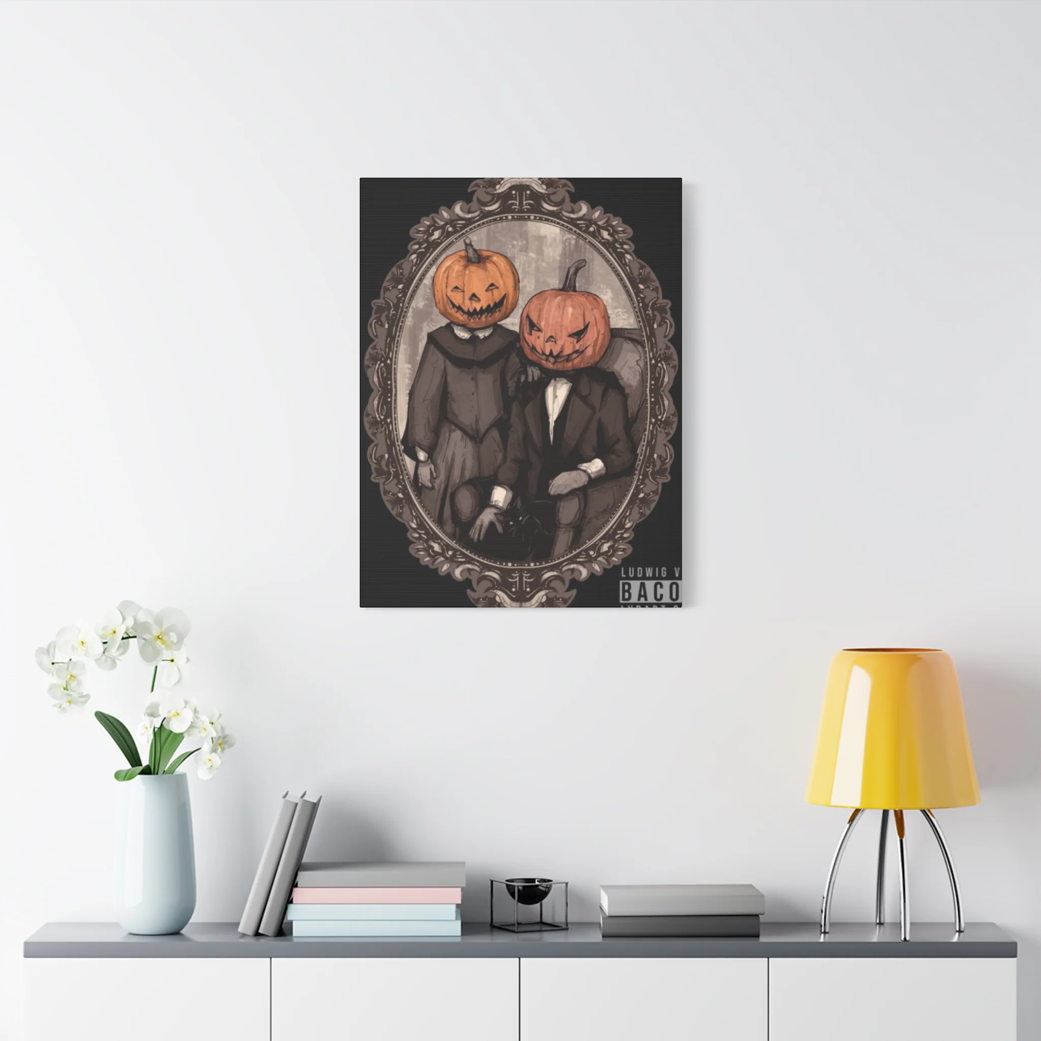 Halloween Couple Wall Art & Canvas Prints - Image 6