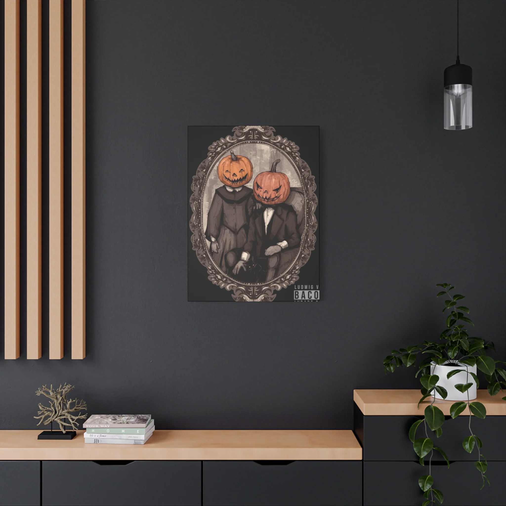 Halloween Couple Wall Art & Canvas Prints - Image 7