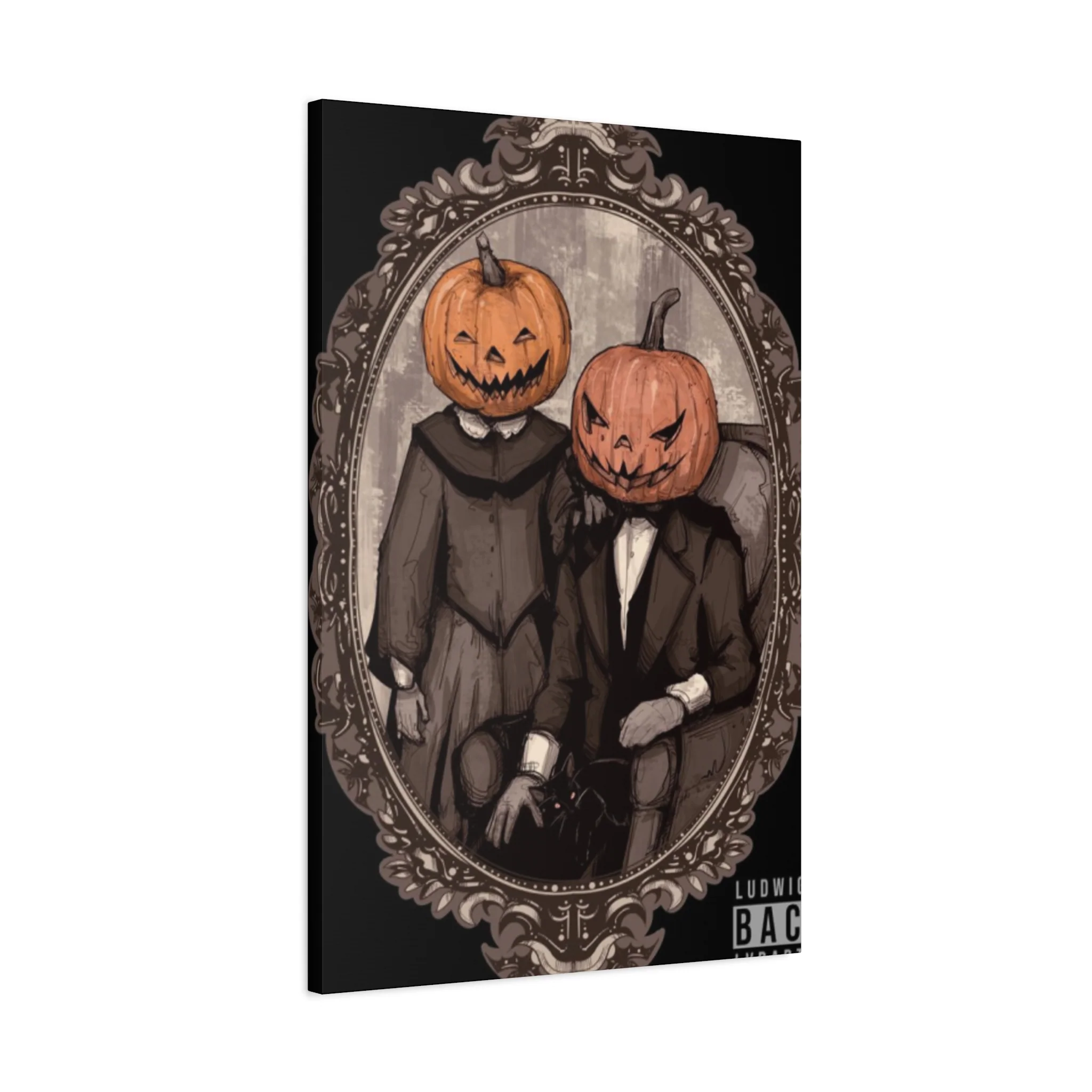 Halloween Couple Wall Art & Canvas Prints - Image 8