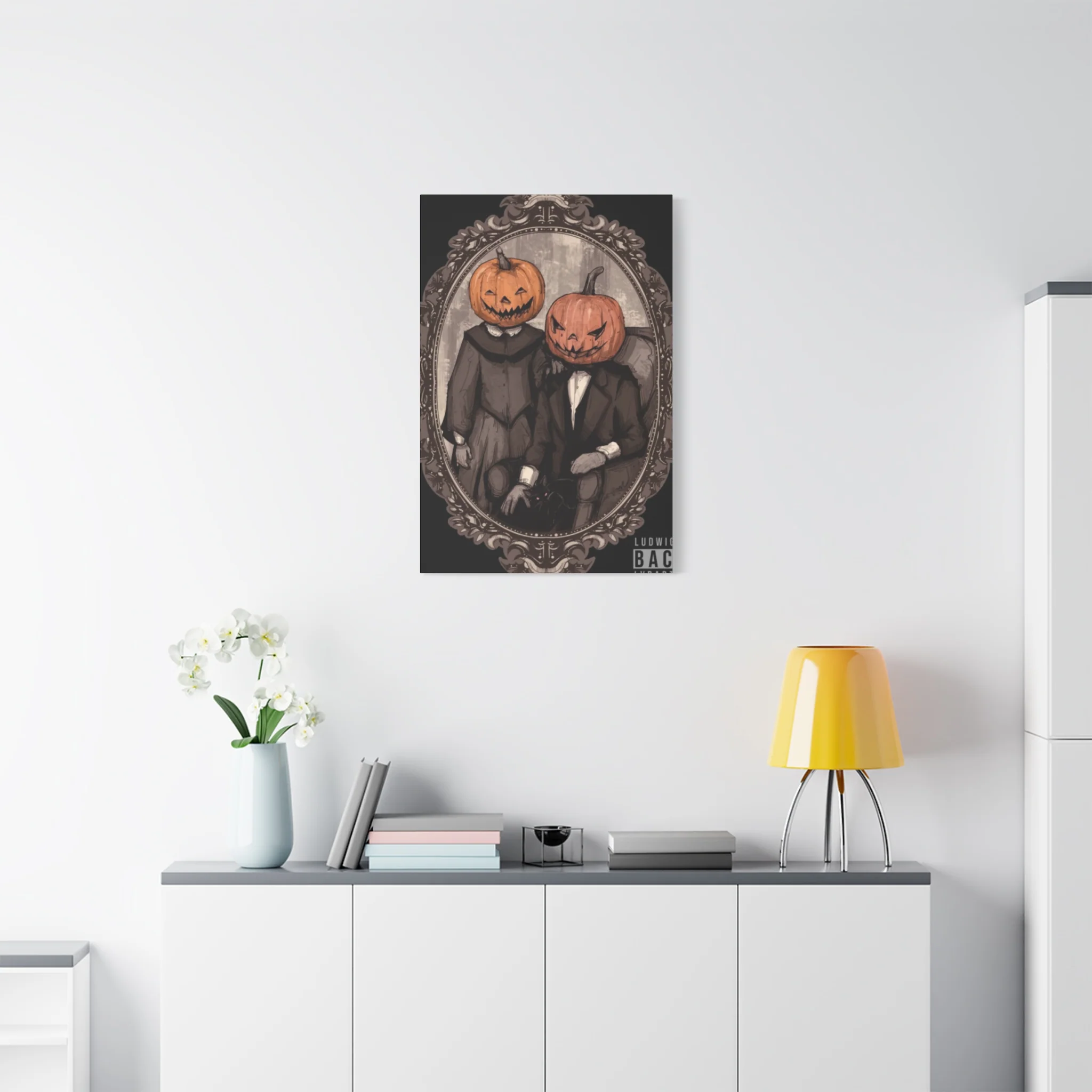 Halloween Couple Wall Art & Canvas Prints - Image 9