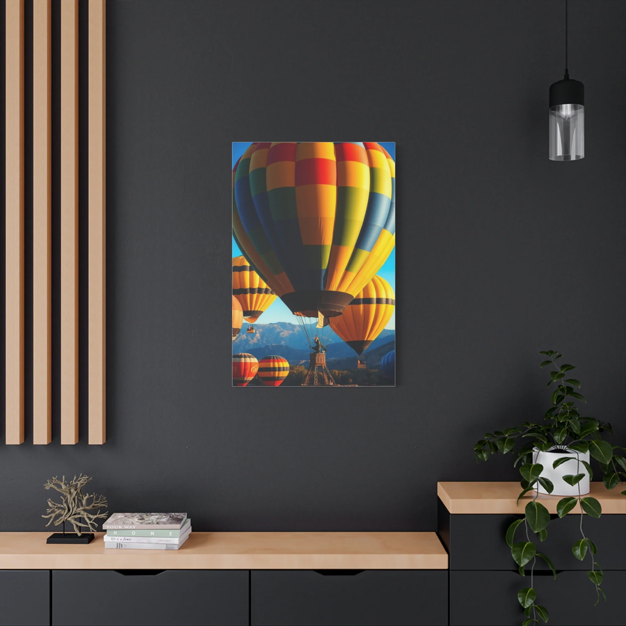 Hot Air Balloon Art Luxury Canvas Wall Art & Canvas Print - Image 10
