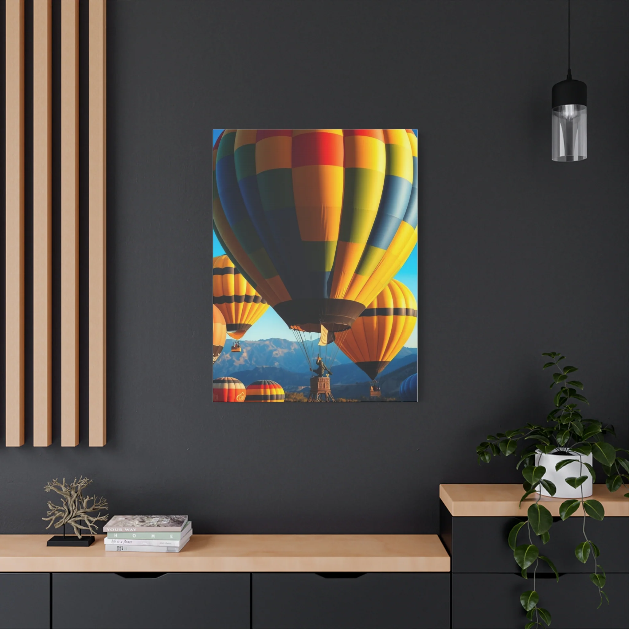 Hot Air Balloon Art Luxury Canvas Wall Art & Canvas Print - Image 13