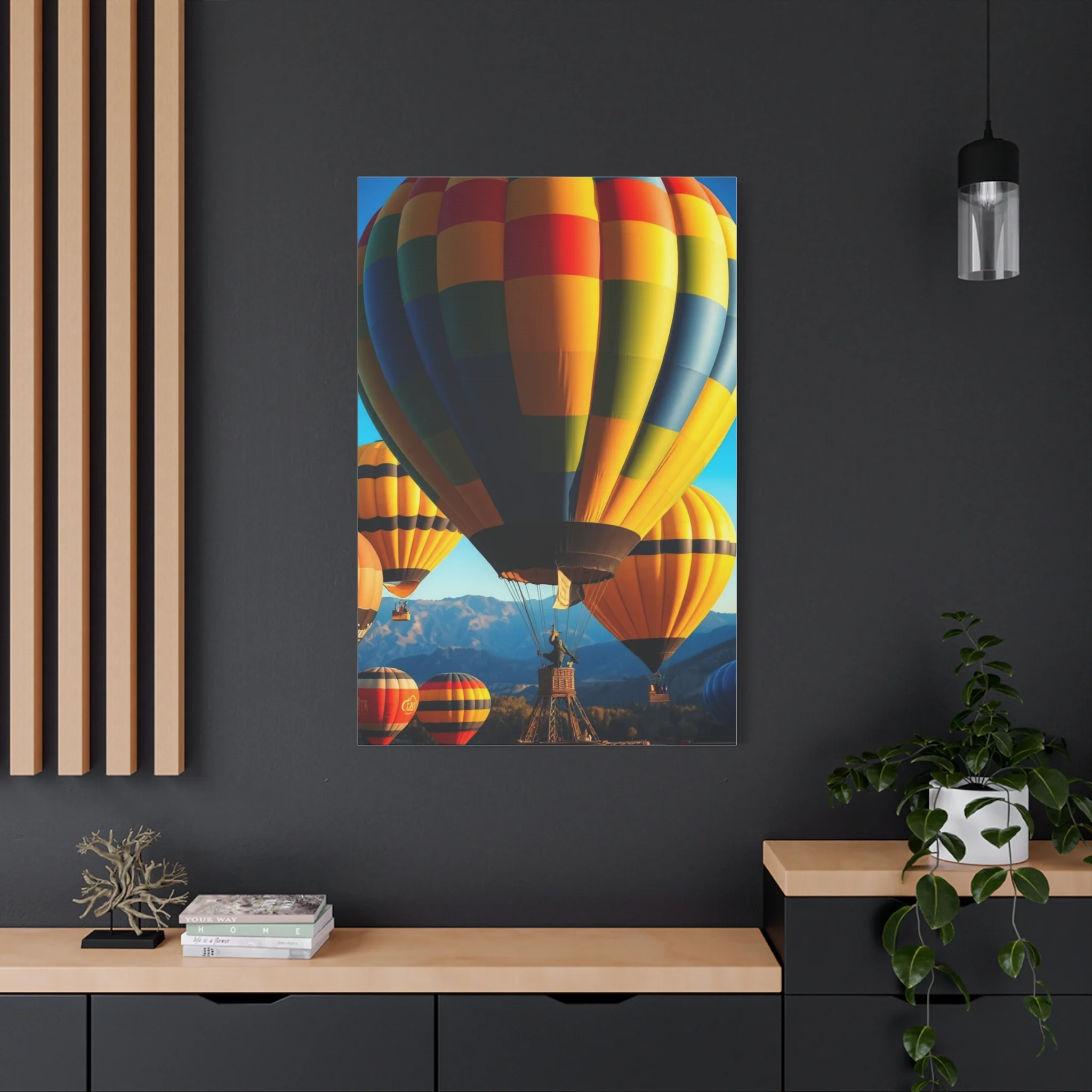 Hot Air Balloon Art Luxury Canvas Wall Art & Canvas Print - Image 16