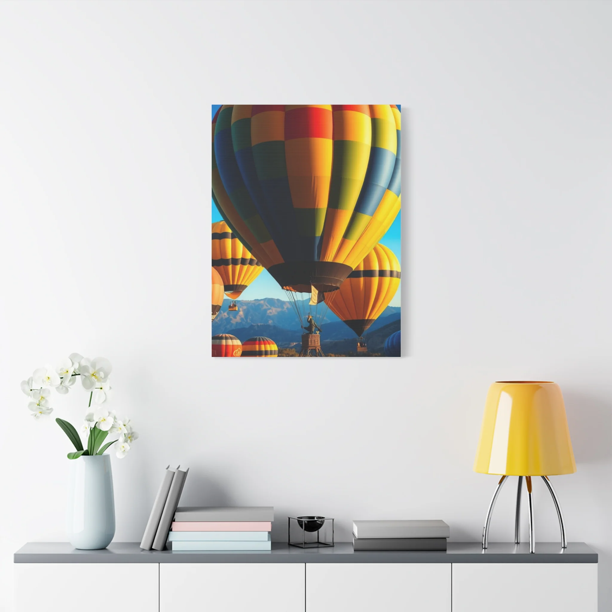 Hot Air Balloon Art Luxury Canvas Wall Art & Canvas Print - Image 6