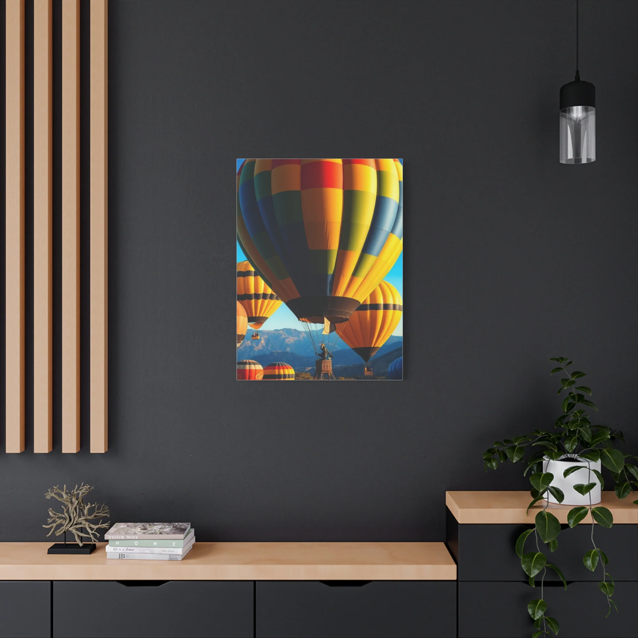 Hot Air Balloon Art Luxury Canvas Wall Art & Canvas Print - Image 7