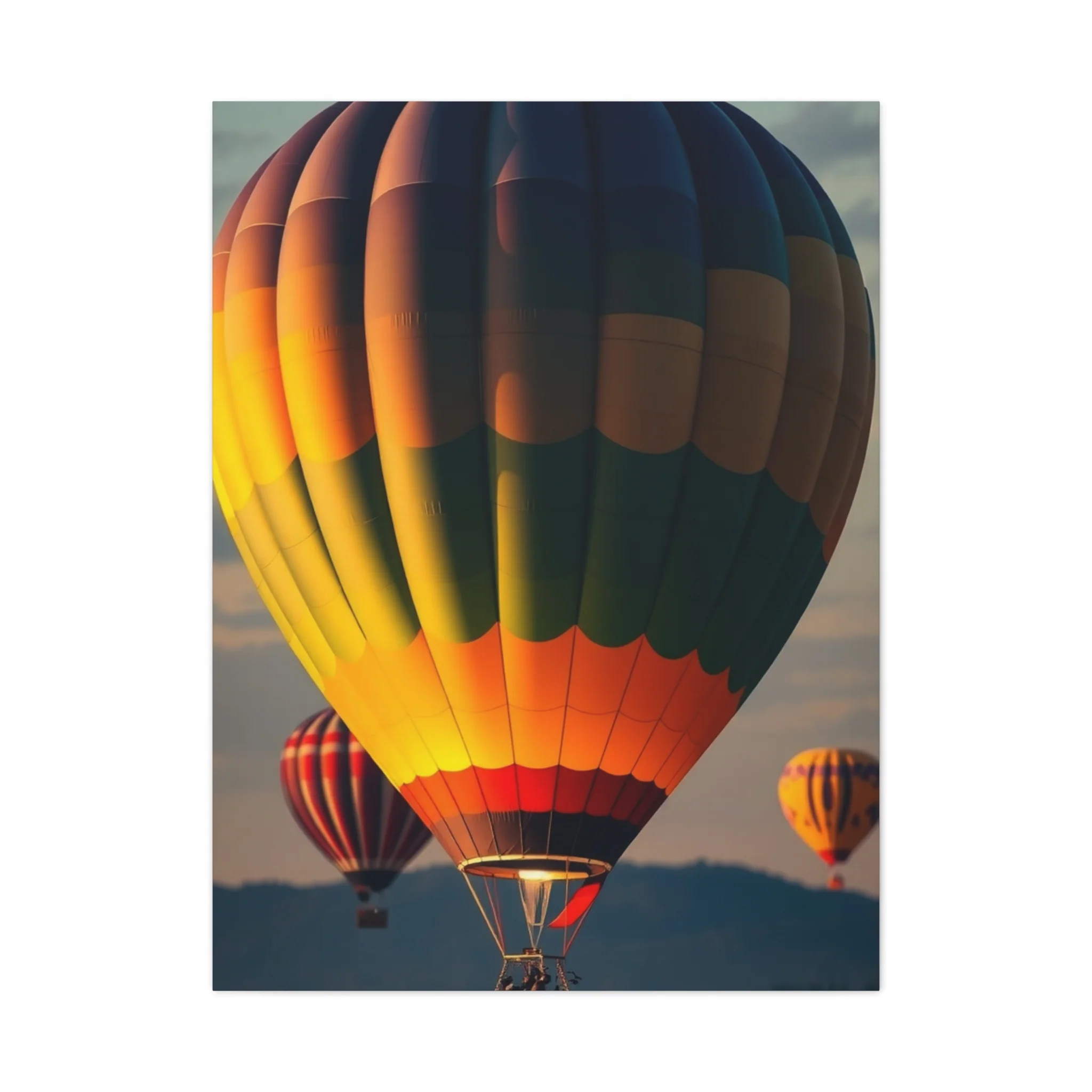 Hot Air Balloon Art Refined Canvas Wall Art & Canvas Print - Image 3