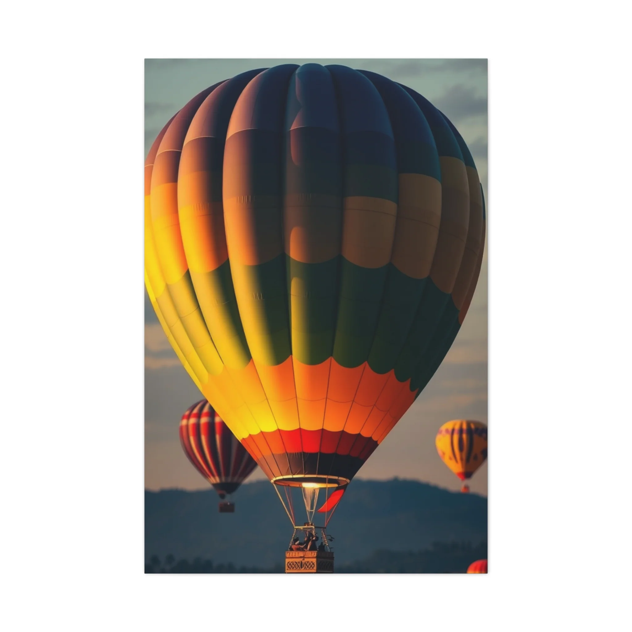 Hot Air Balloon Art Refined Canvas Wall Art & Canvas Print - Image 4