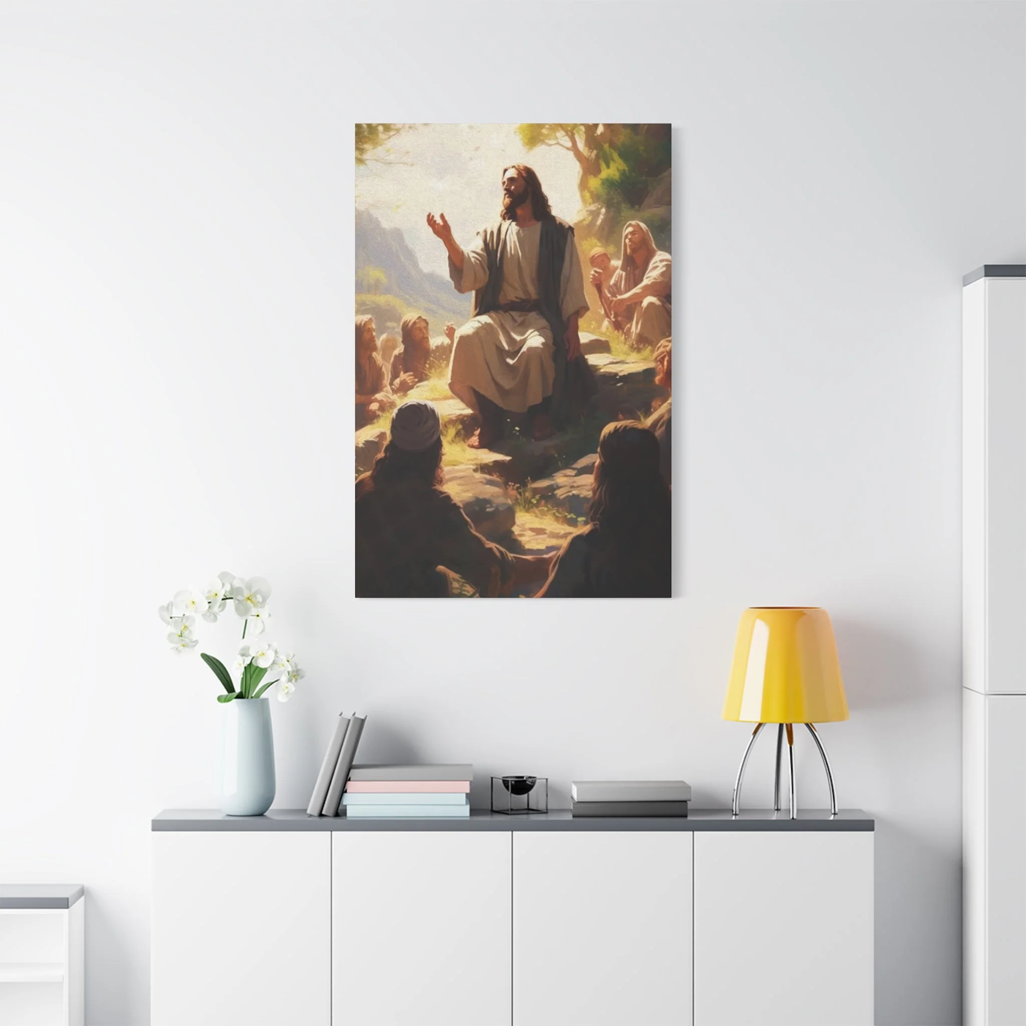 Jesus Talks Wall Art & Canvas Prints - Image 4