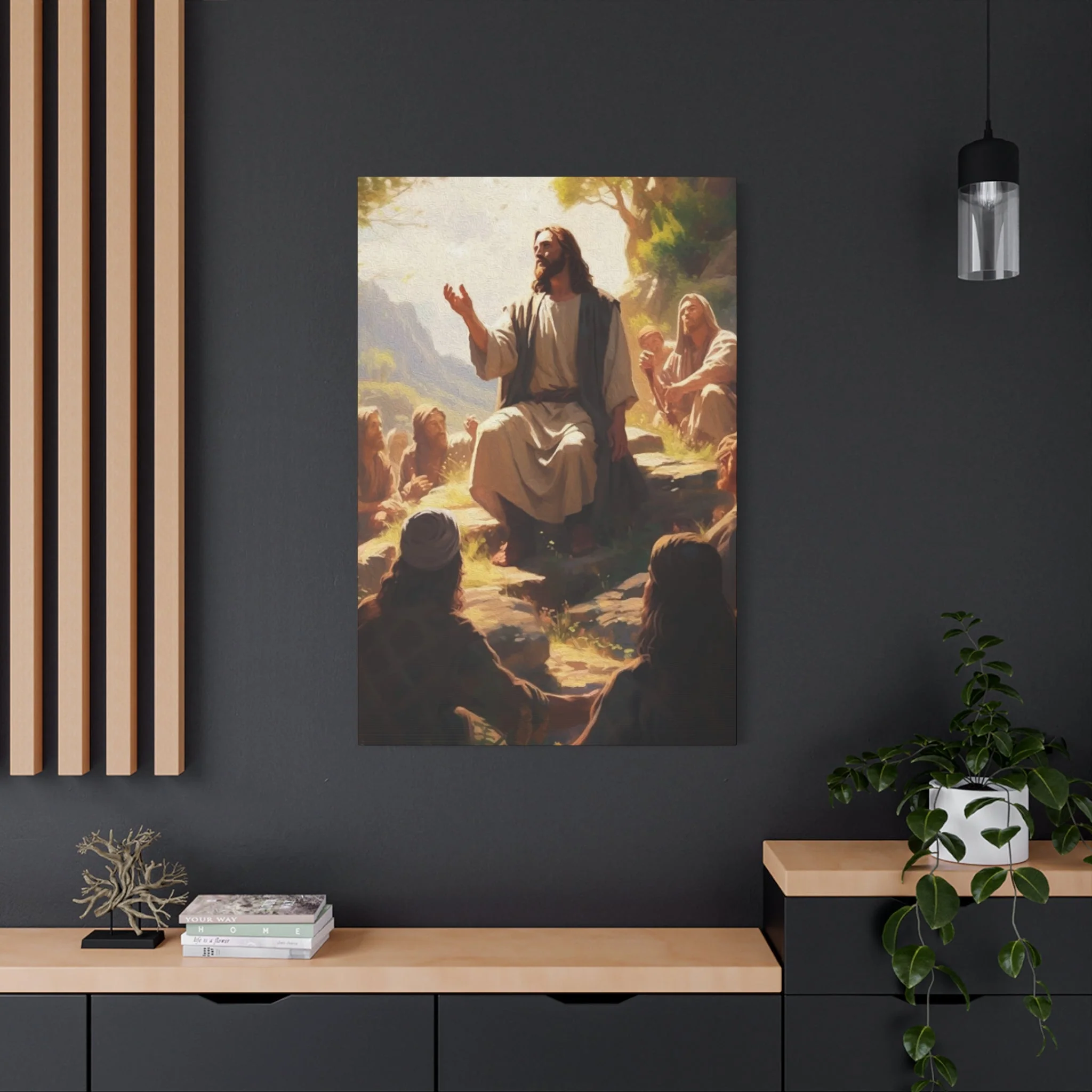 Jesus Talks Wall Art & Canvas Prints - Image 5