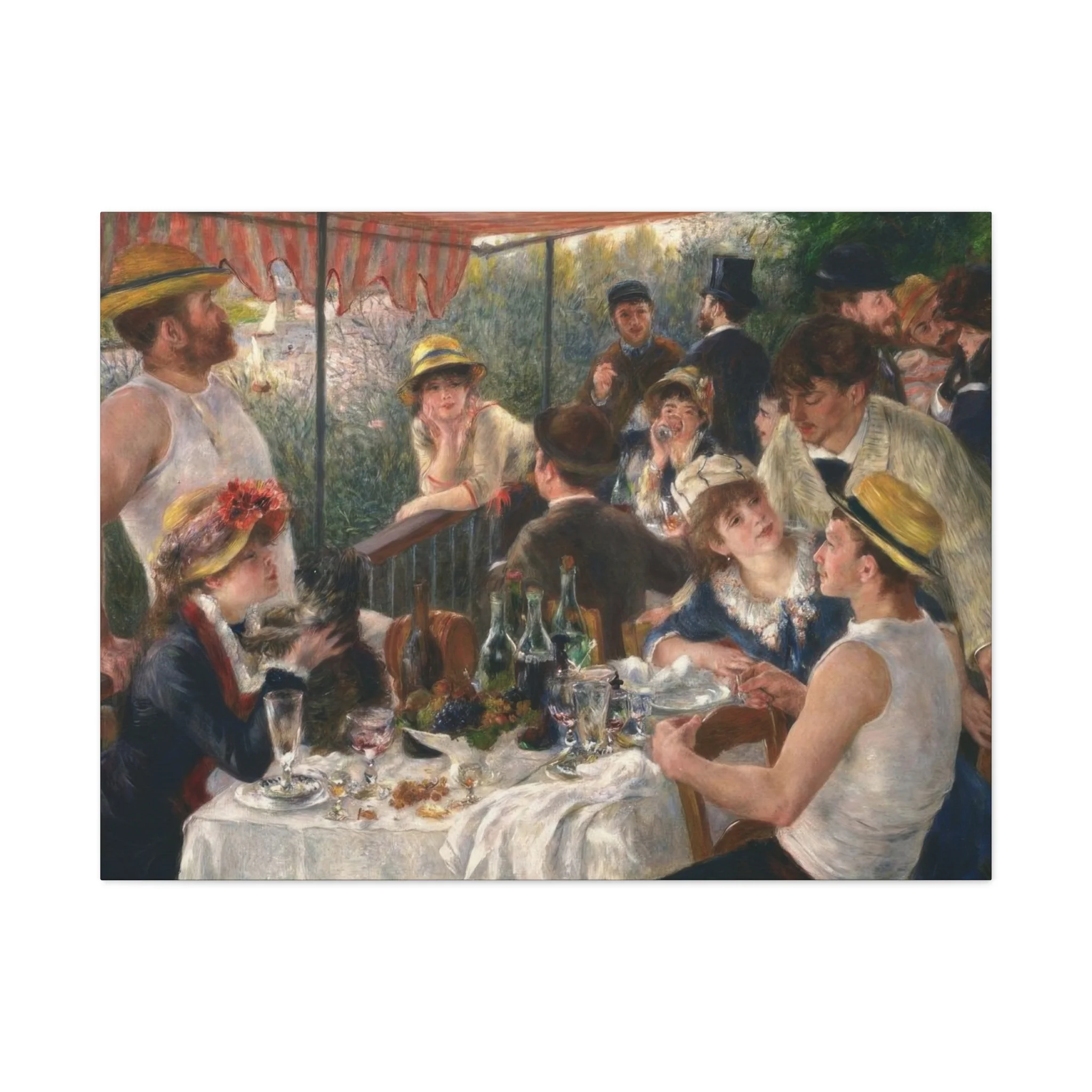 Luncheon Of The Boating Party Impression Wall Art & Canvas Prints - Image 4