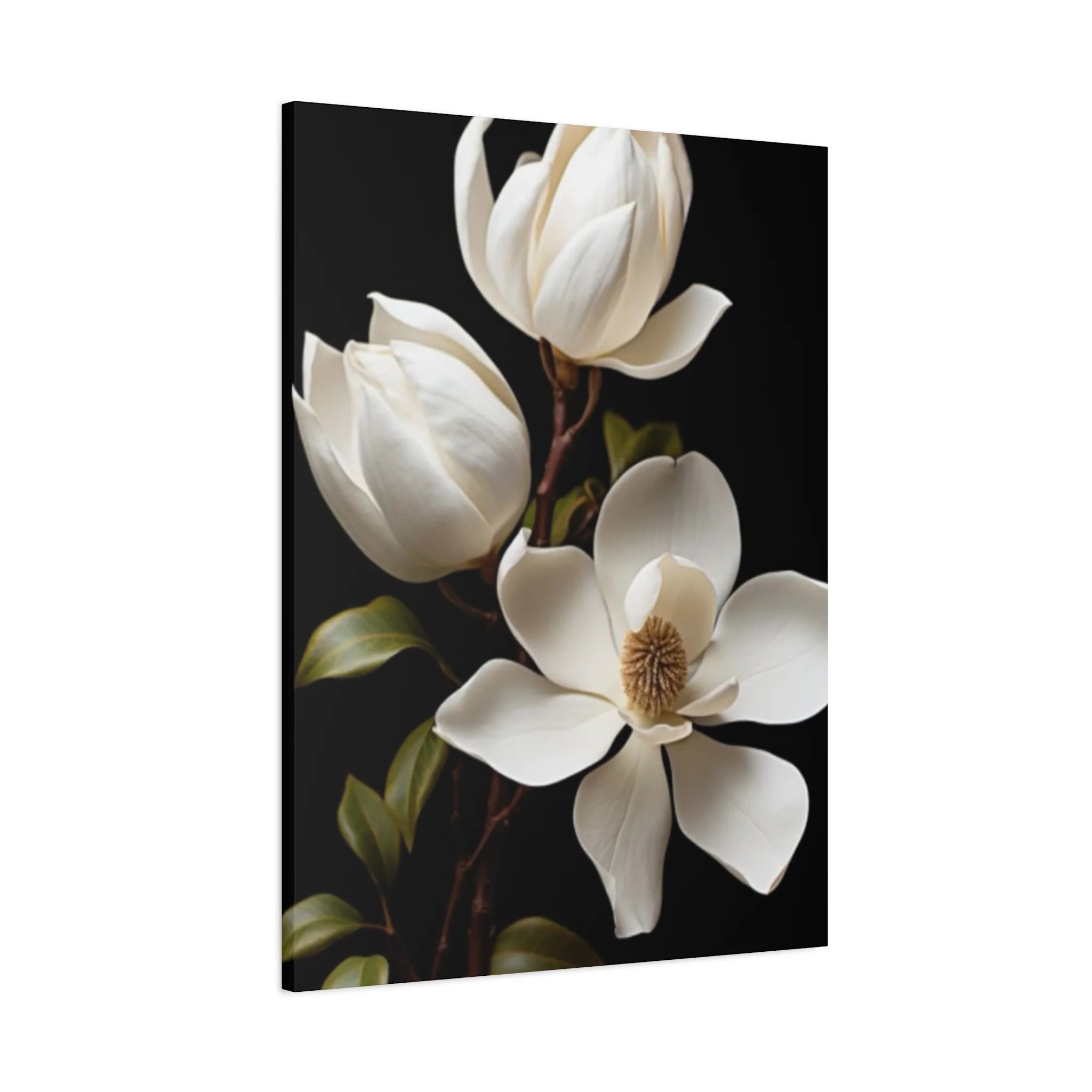 Magnolia Flower Family Painting Wall Art & Canvas Prints - Image 11