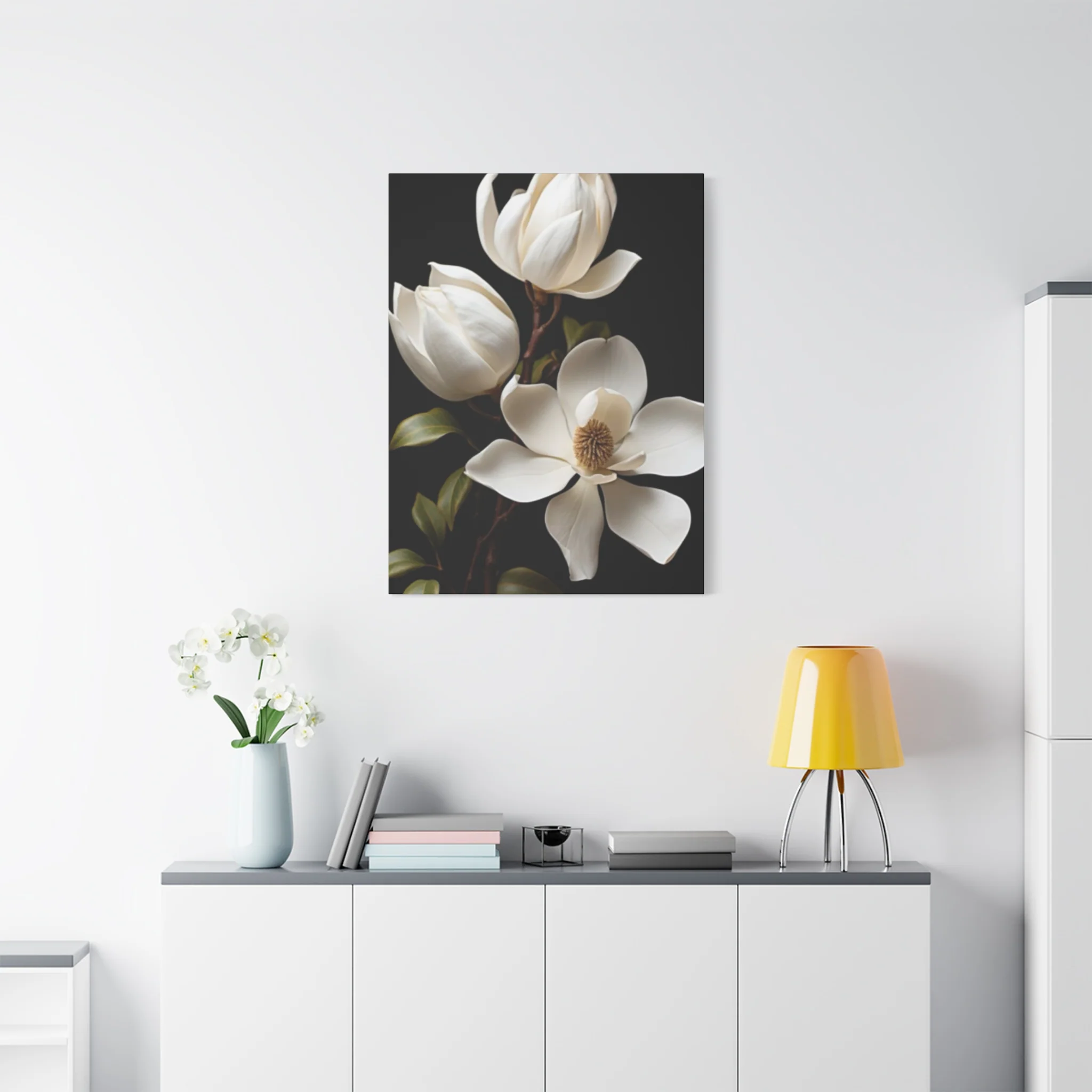 Magnolia Flower Family Painting Wall Art & Canvas Prints - Image 12