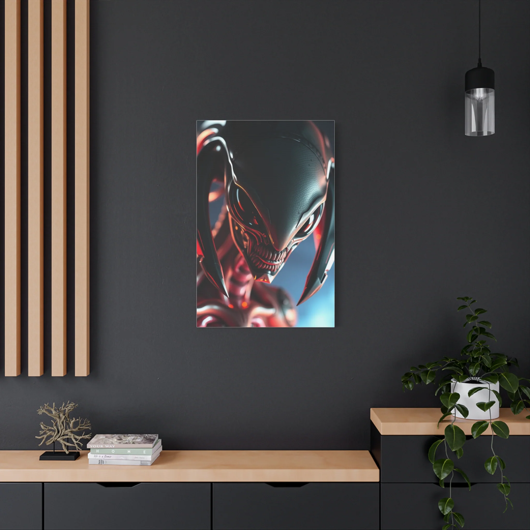 Masterpiece Alien Art Vision Wall Art & Canvas Print - Image 10