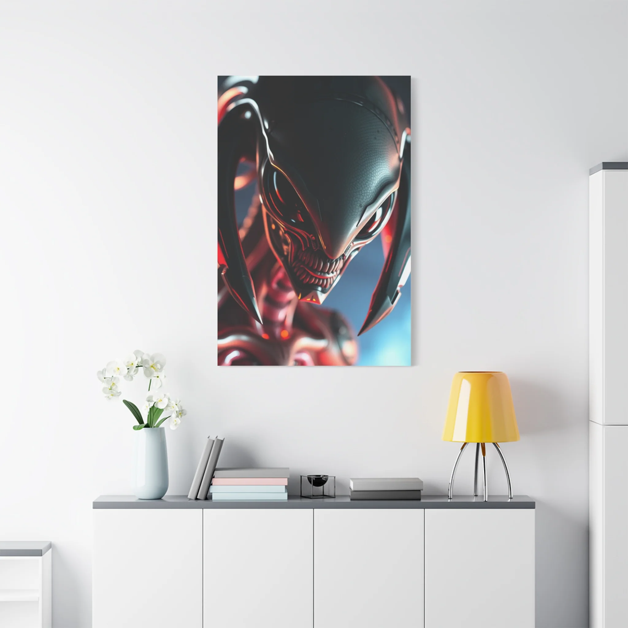 Masterpiece Alien Art Vision Wall Art & Canvas Print - Image 15