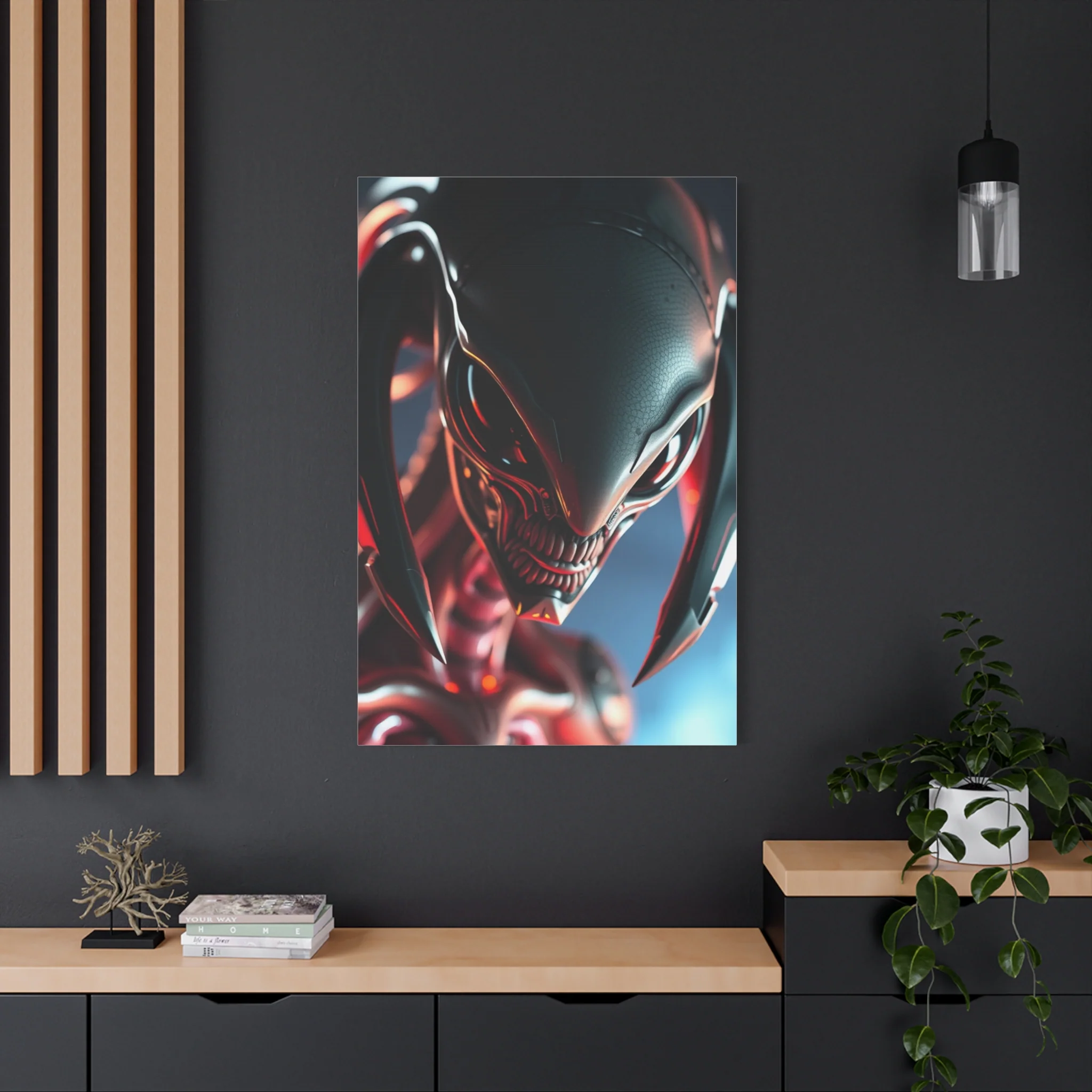 Masterpiece Alien Art Vision Wall Art & Canvas Print - Image 16