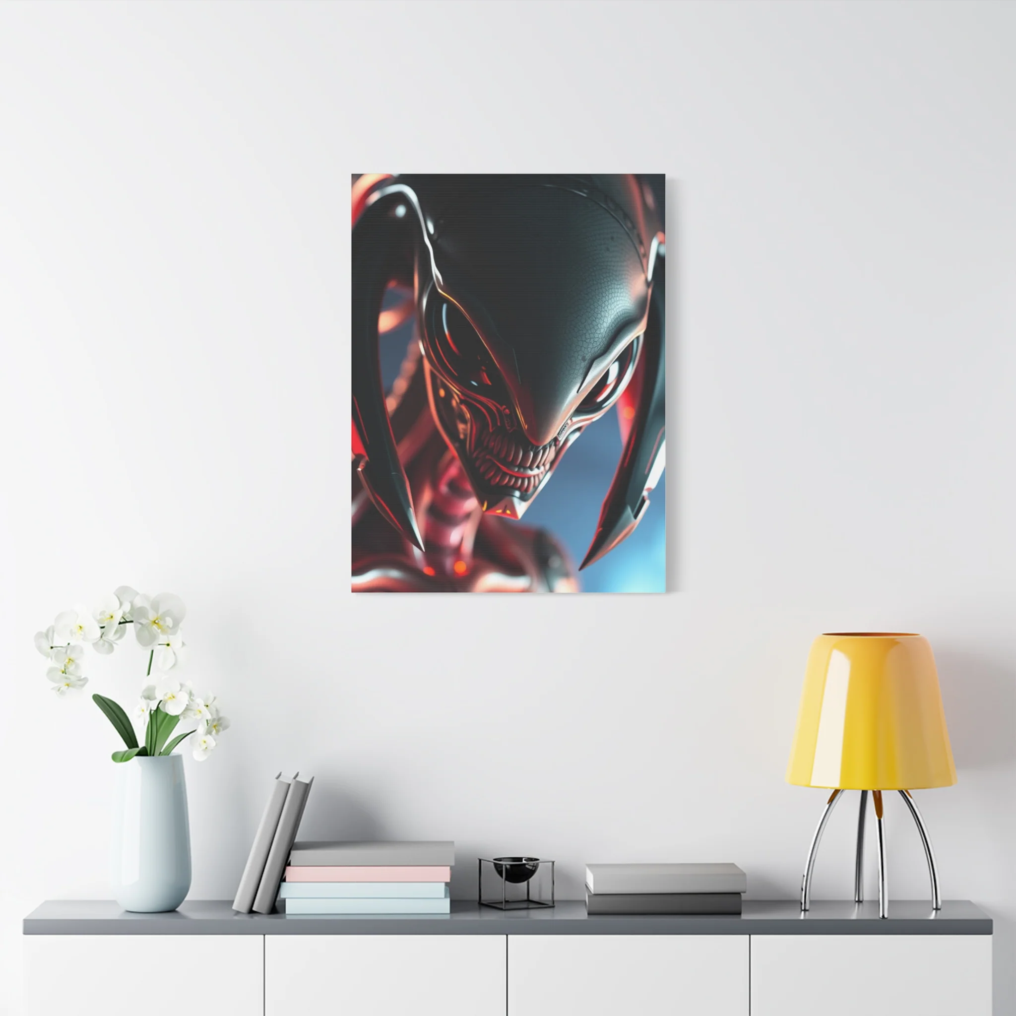 Masterpiece Alien Art Vision Wall Art & Canvas Print - Image 6