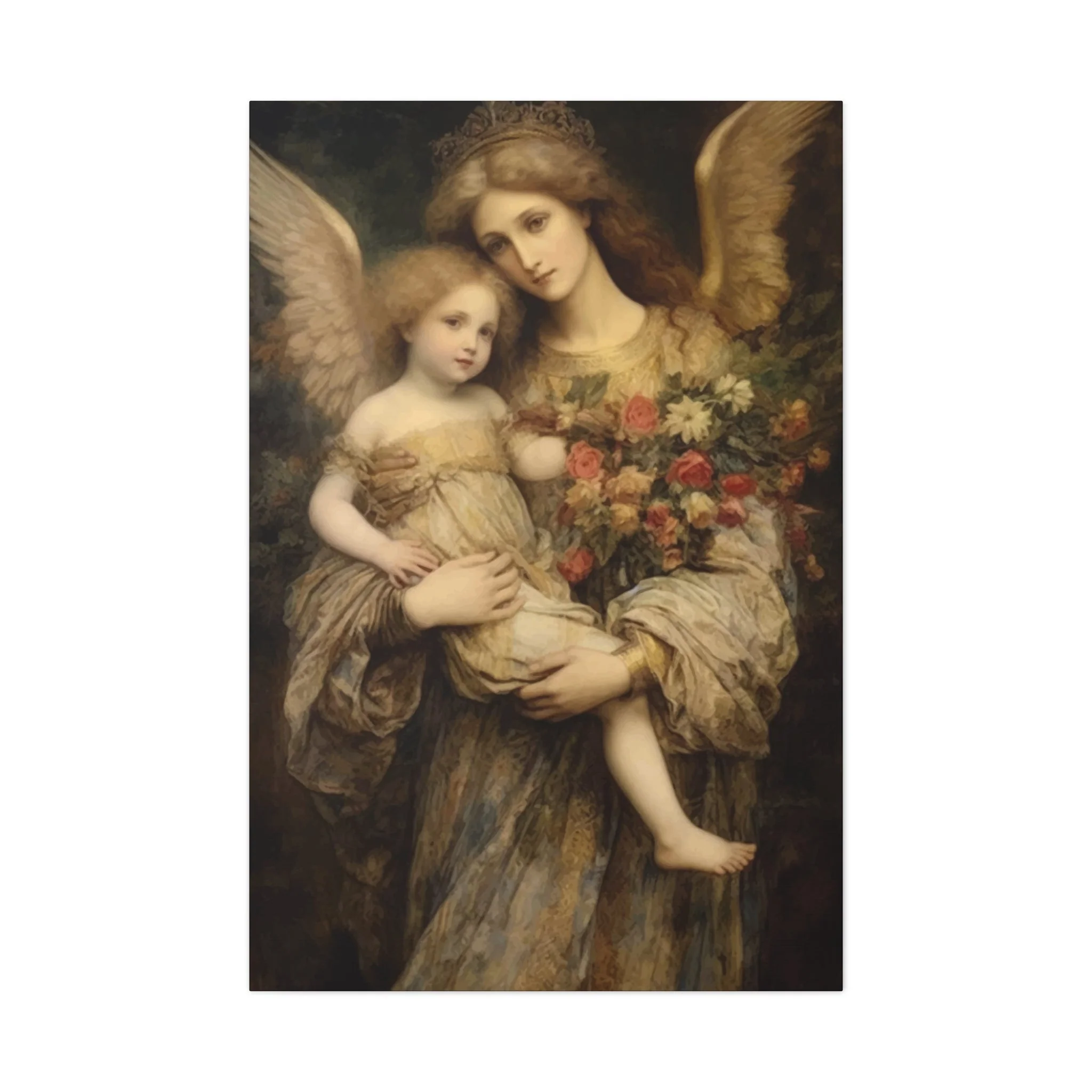 Angel Mom and Baby Wall Art & Canvas Prints - Image 4