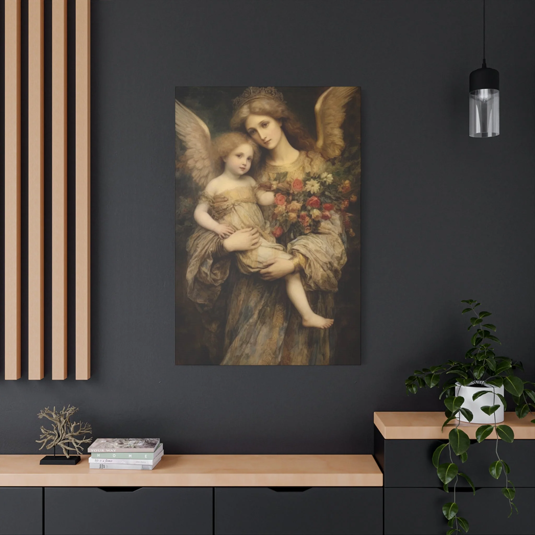 Angel Mom and Baby Wall Art & Canvas Prints - Image 6