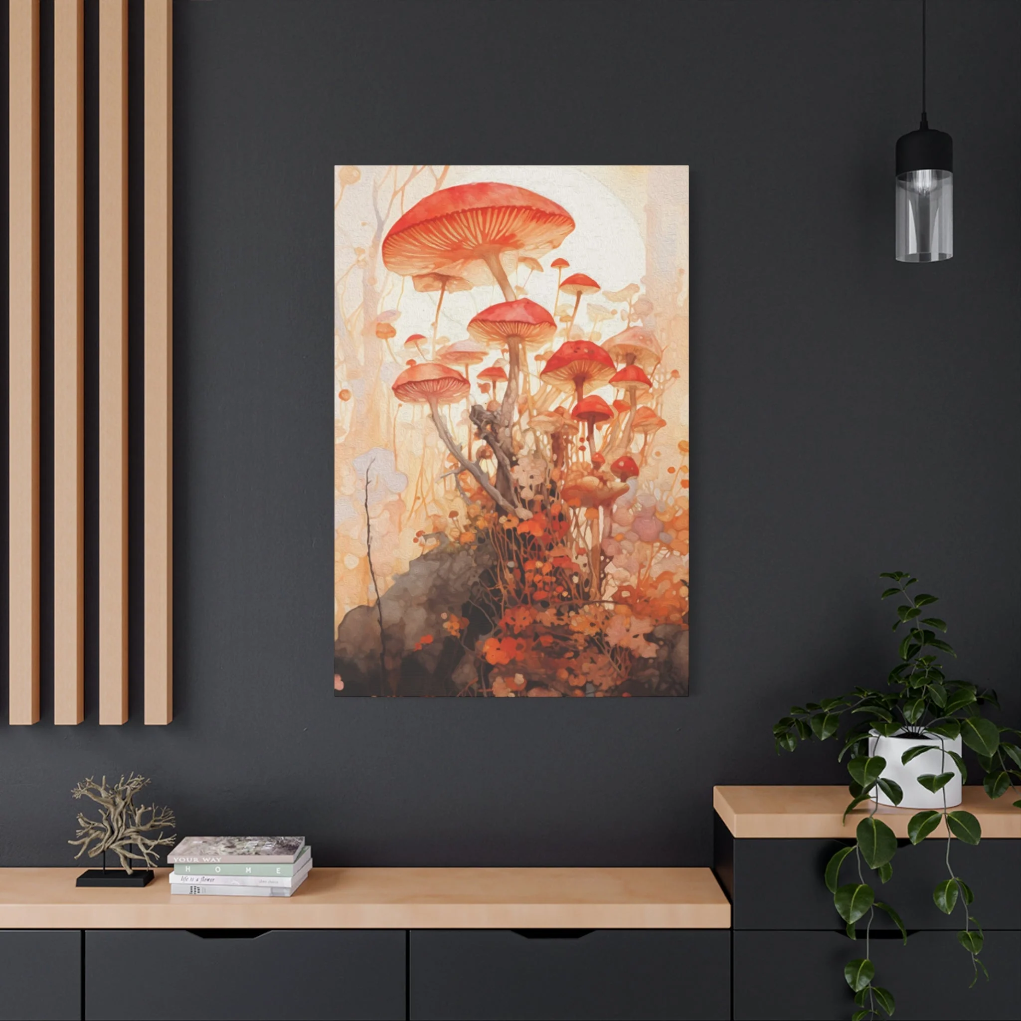 Mushroom Family Wall Art & Canvas Prints - Image 12