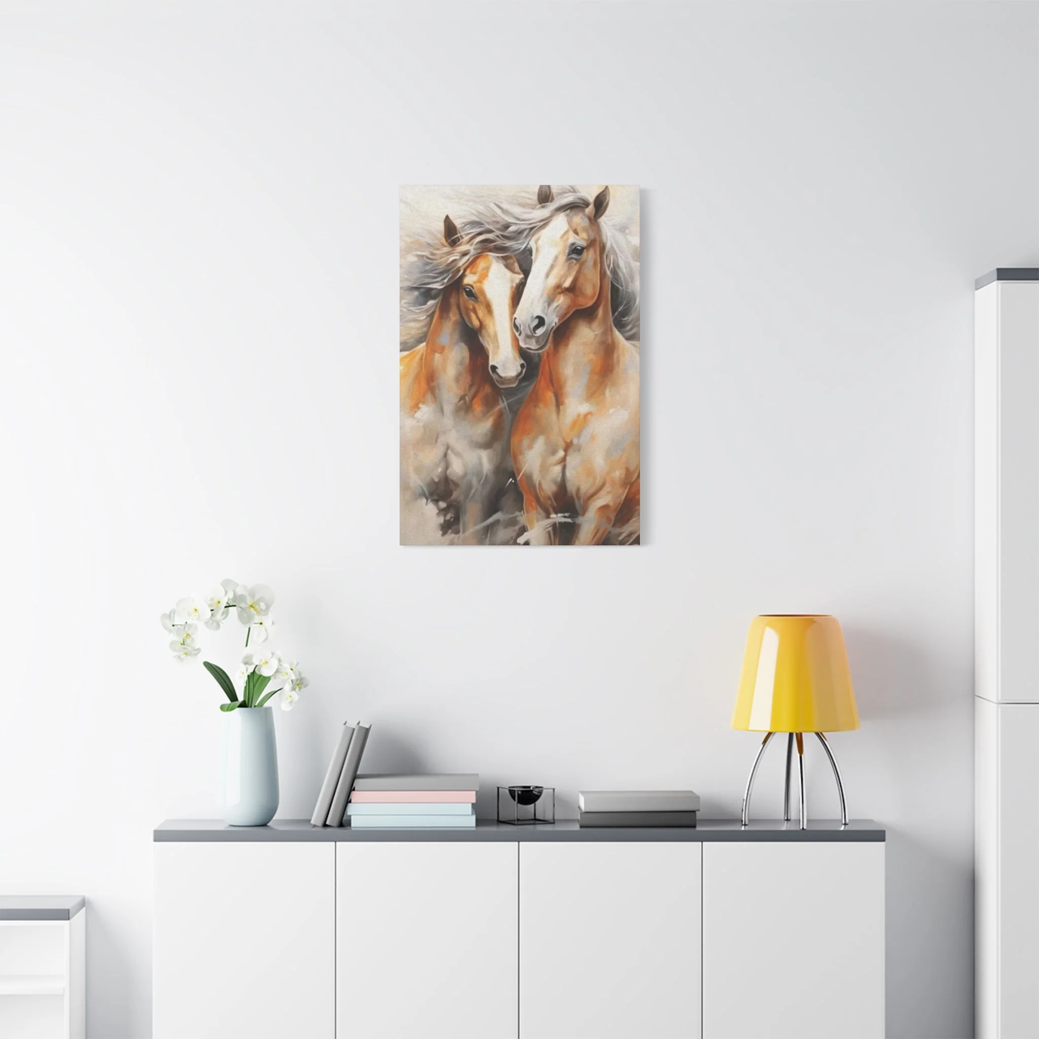 Horse Couple Wall Art & Canvas Prints - Image 11