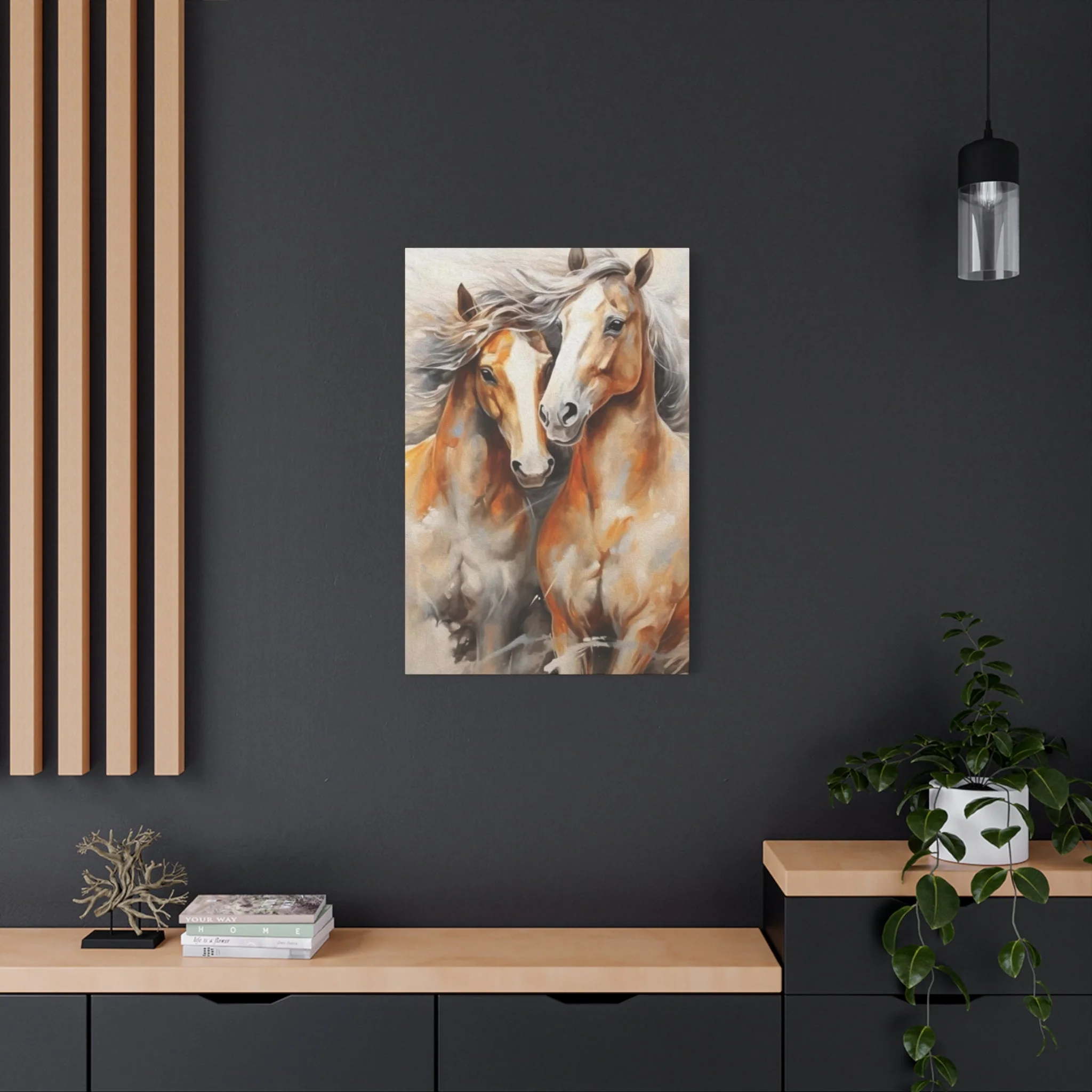 Horse Couple Wall Art & Canvas Prints - Image 12