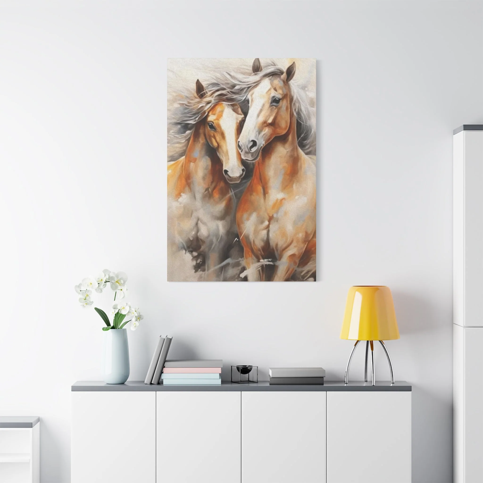 Horse Couple Wall Art & Canvas Prints - Image 5