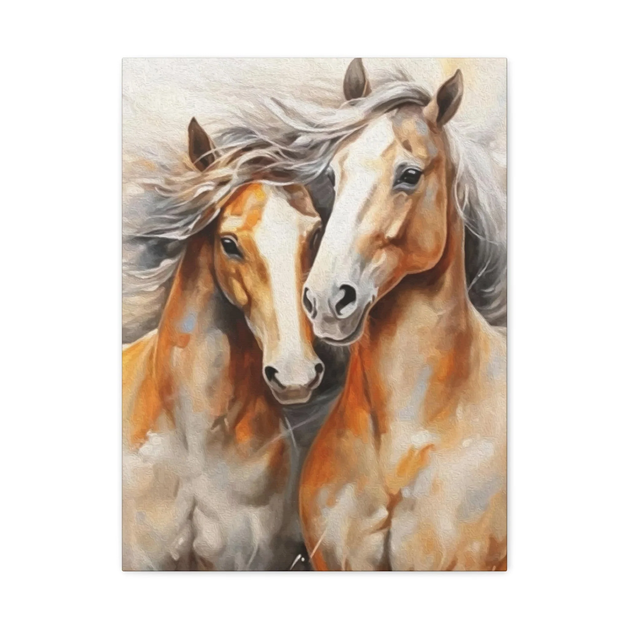 Horse Couple Wall Art & Canvas Prints - Image 7